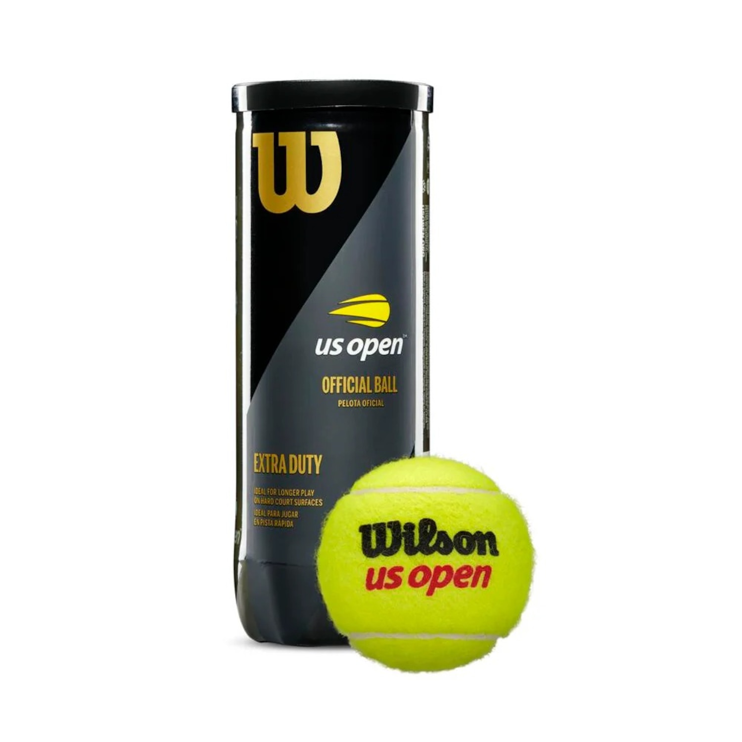 Bola de Tênis Wilson US Open Extra Duty - 3 bolas - Foto 1
