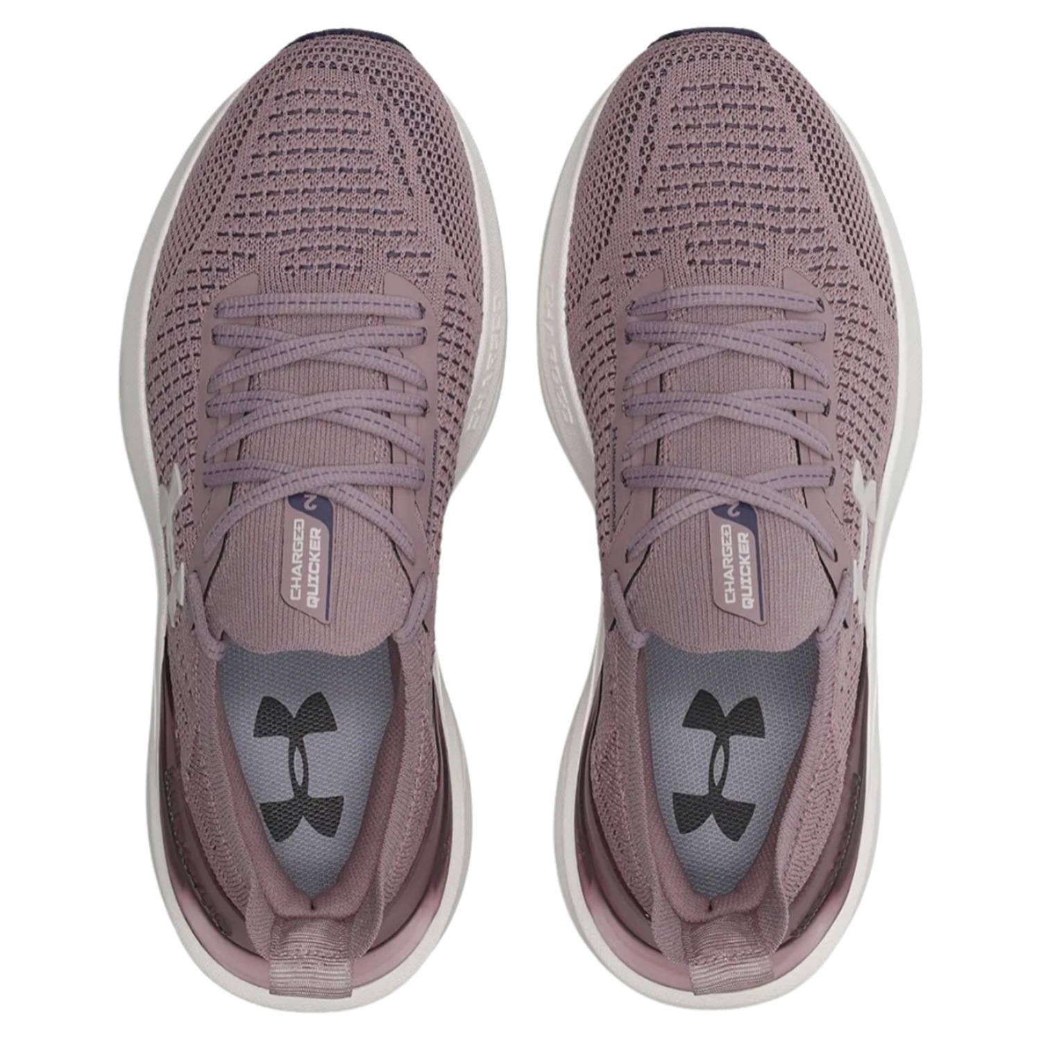 Kit Tênis Under Armour Ua Charged Quicker 2 e Meia - Feminino - Foto 4