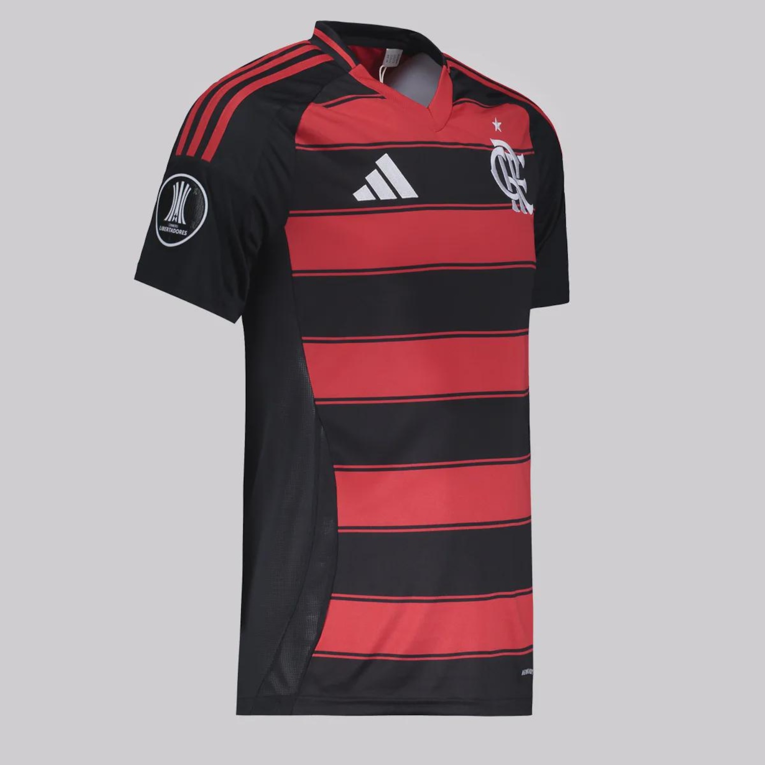 Camisa do Flamengo adidas I 2025 Patch Libertadores - Masculina - Foto 2