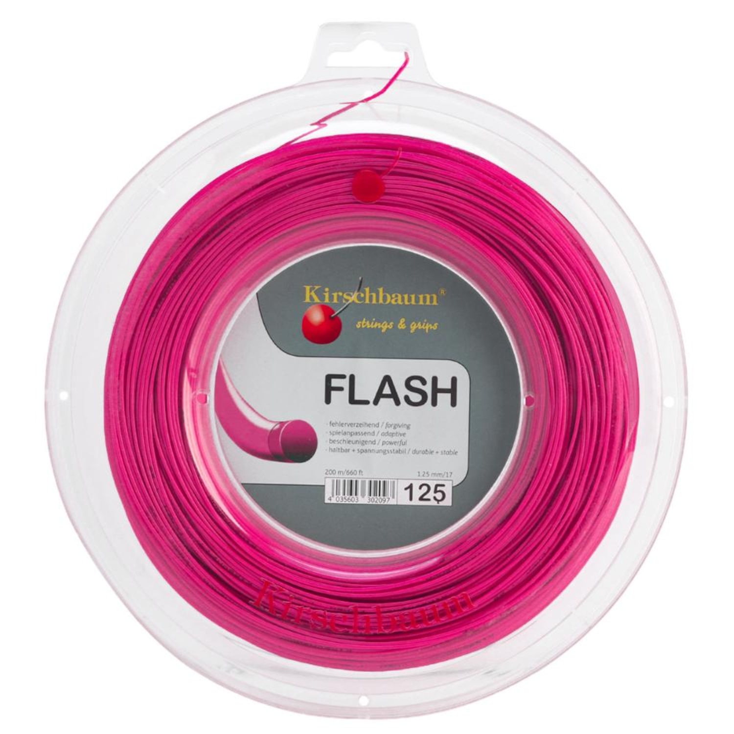 Corda Kirschbaum Flash 17L 1.25mm Rolo com 200 Metros - Foto 1