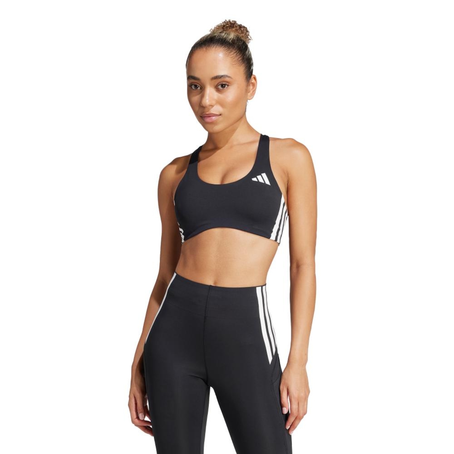 Top Fitness Médio Suporte adidas Adizero Run - Feminino - Foto 1