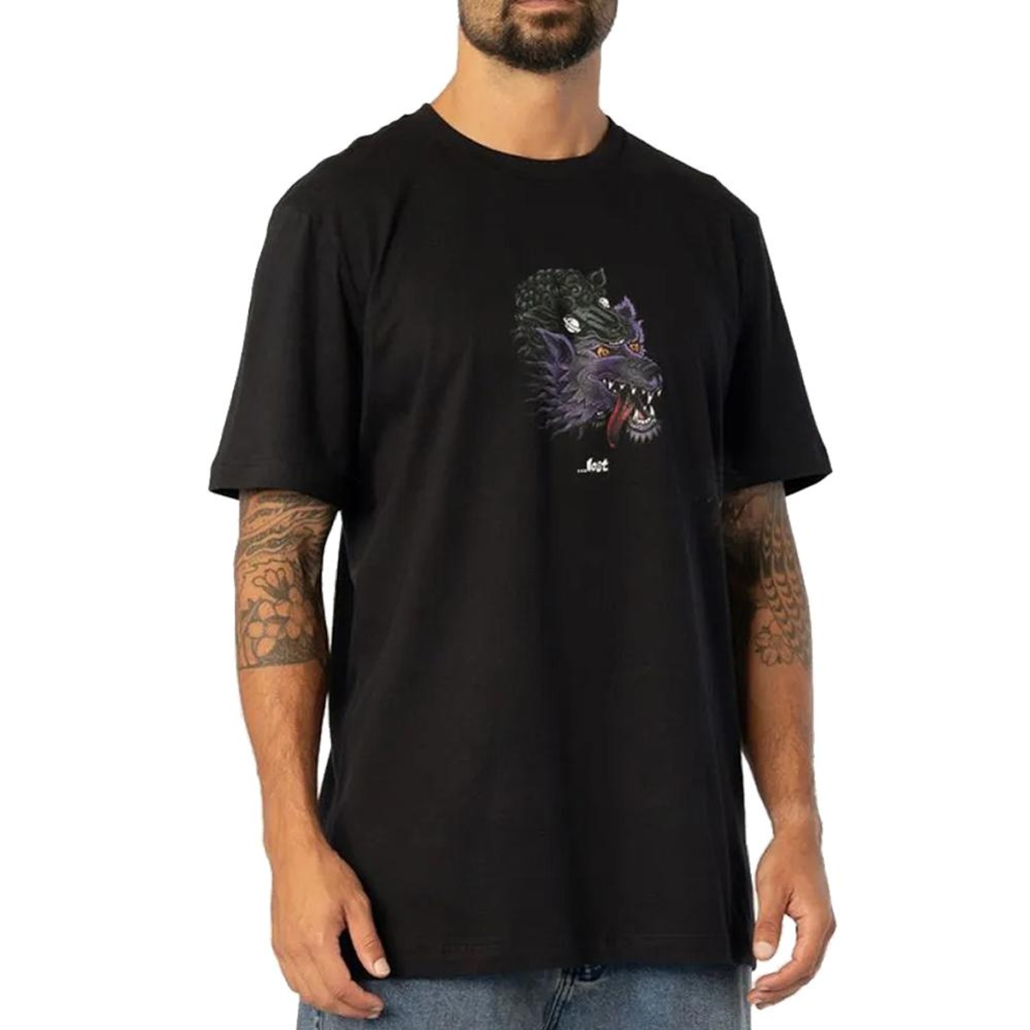 Camiseta Lost Wolf WT25 Masculina - Foto 1