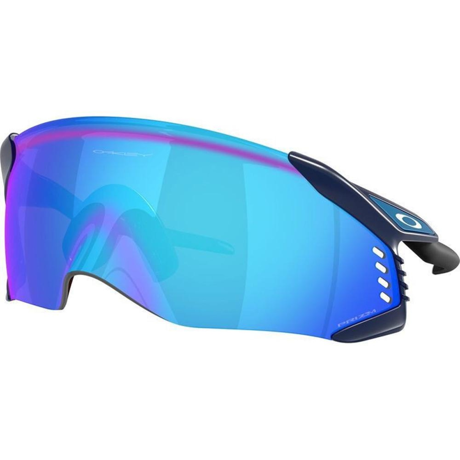 Óculos de Sol Unissex Oakley Velo Kato Matte Navy Prizm Sapphire - Foto 1