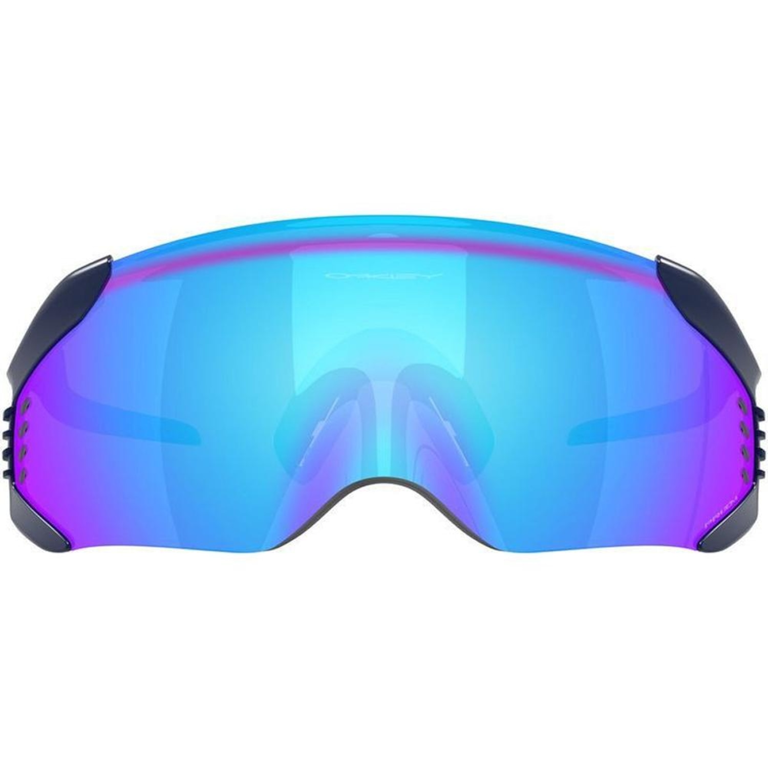 Óculos de Sol Unissex Oakley Velo Kato Matte Navy Prizm Sapphire - Foto 3