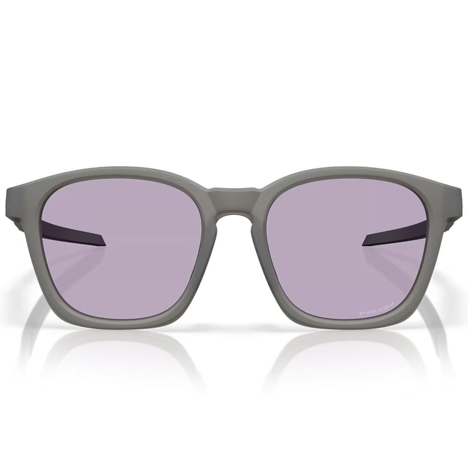 Óculos de Sol Unissex Oakley Shackle Matte Grey Smoke Prizm Slate - Foto 3