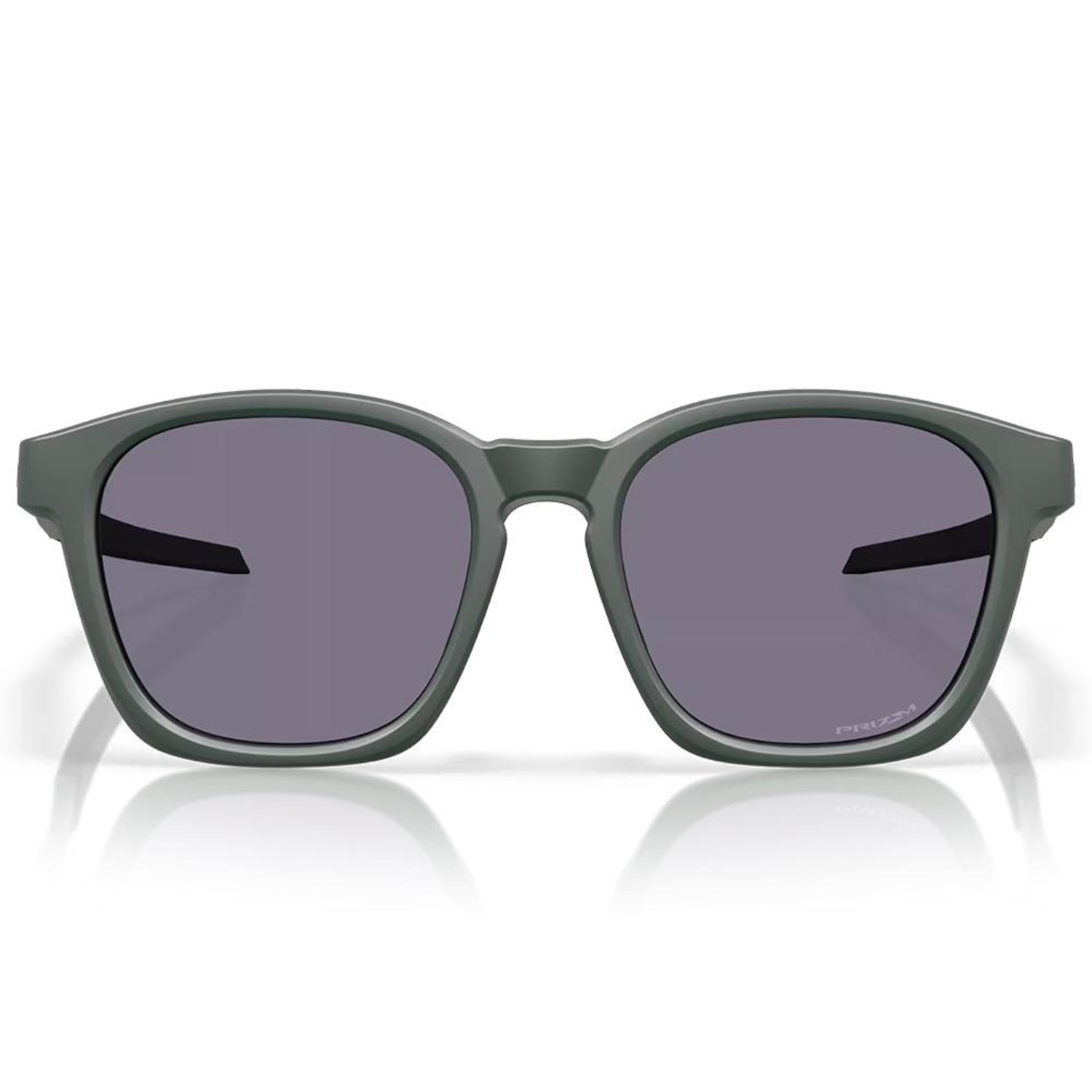 Óculos de Sol Unissex Oakley Shackle Matte Hunter Green Prizm Grey - Foto 3