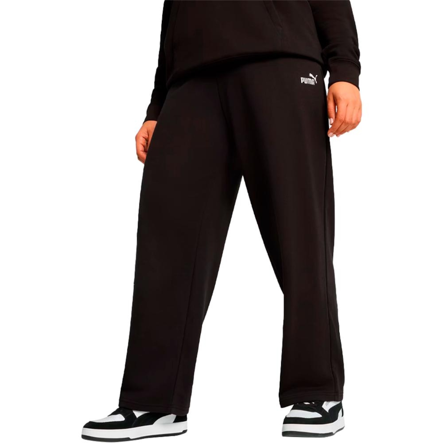 Calça Puma Straight Pants Feminina - Foto 1