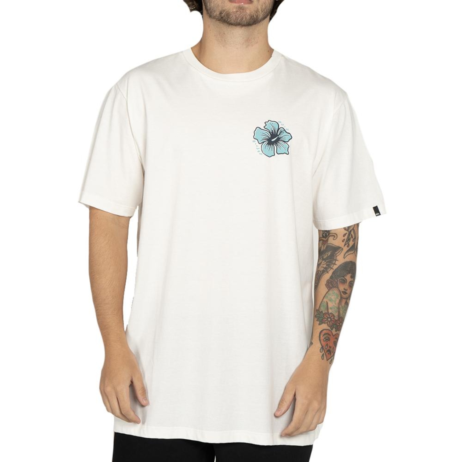 Camiseta Quiksilver Hibiscus WT25 - Masculina - Foto 1