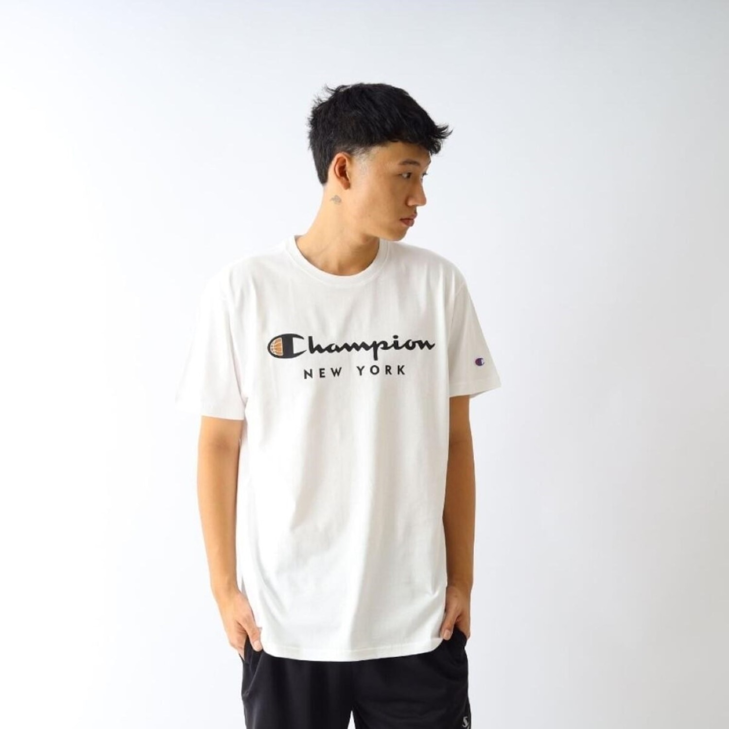 Camiseta Masculina Champion Script New York - Foto 2