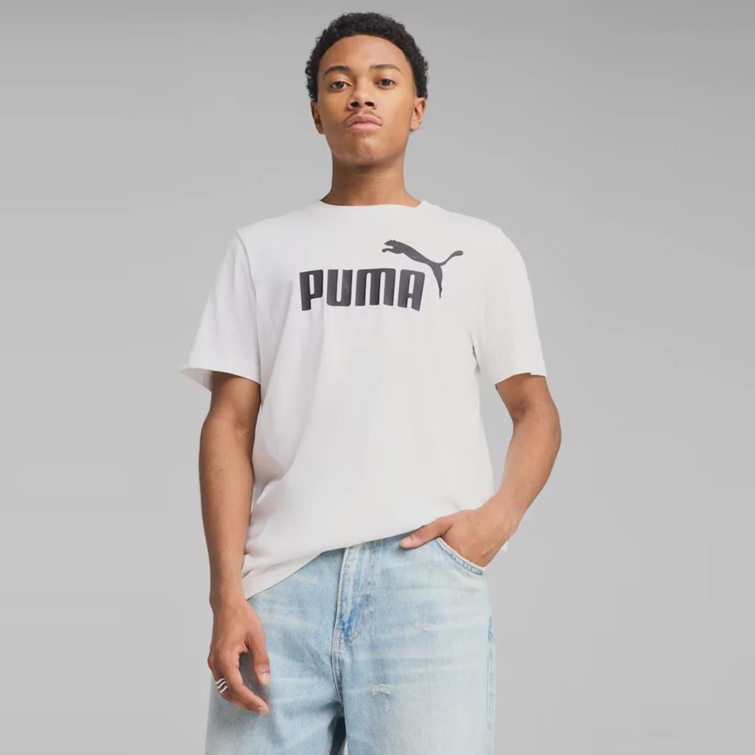 Camiseta Puma ESS NO. 1 Logo Masculina - Foto 1