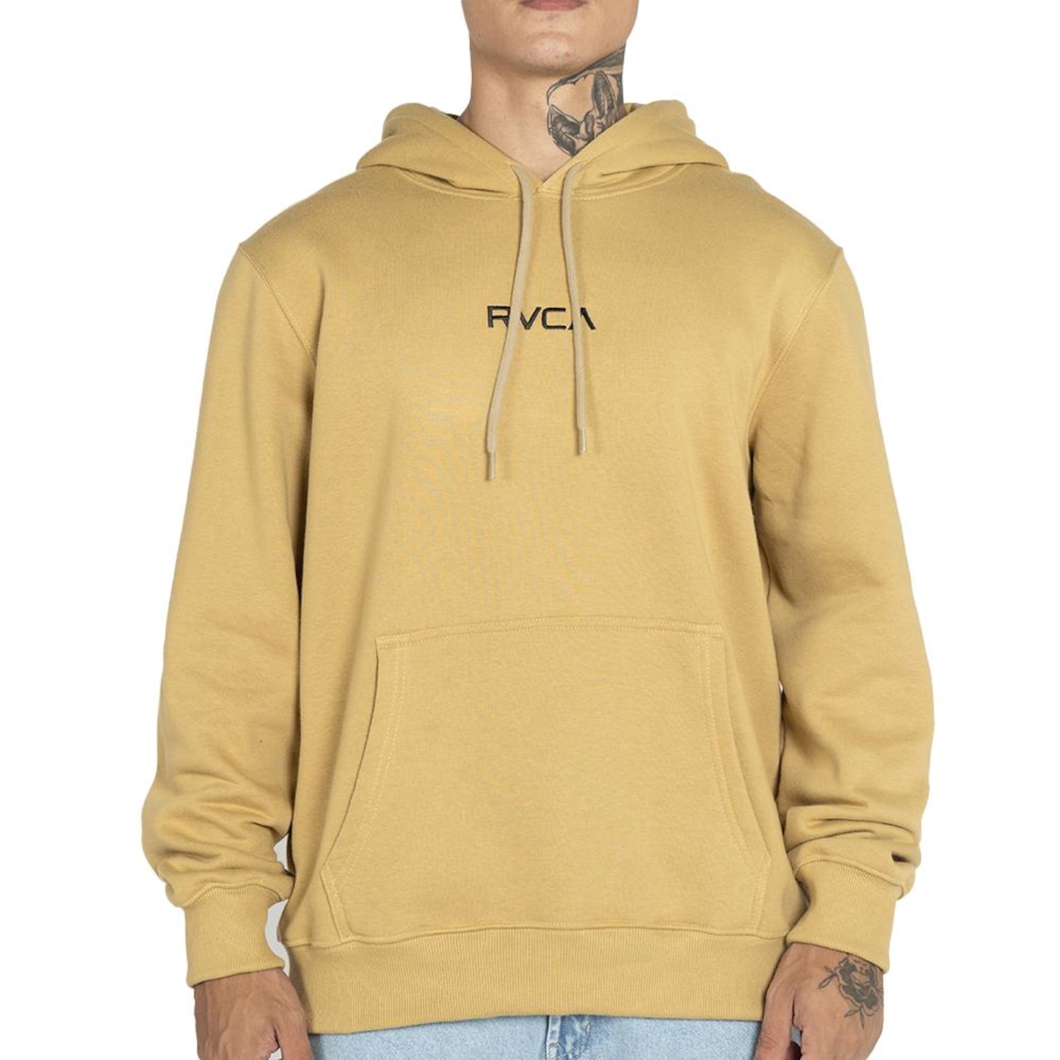 Blusão de Moletom Canguru Masculino RVCA Tonally 270G WT25 - Foto 1