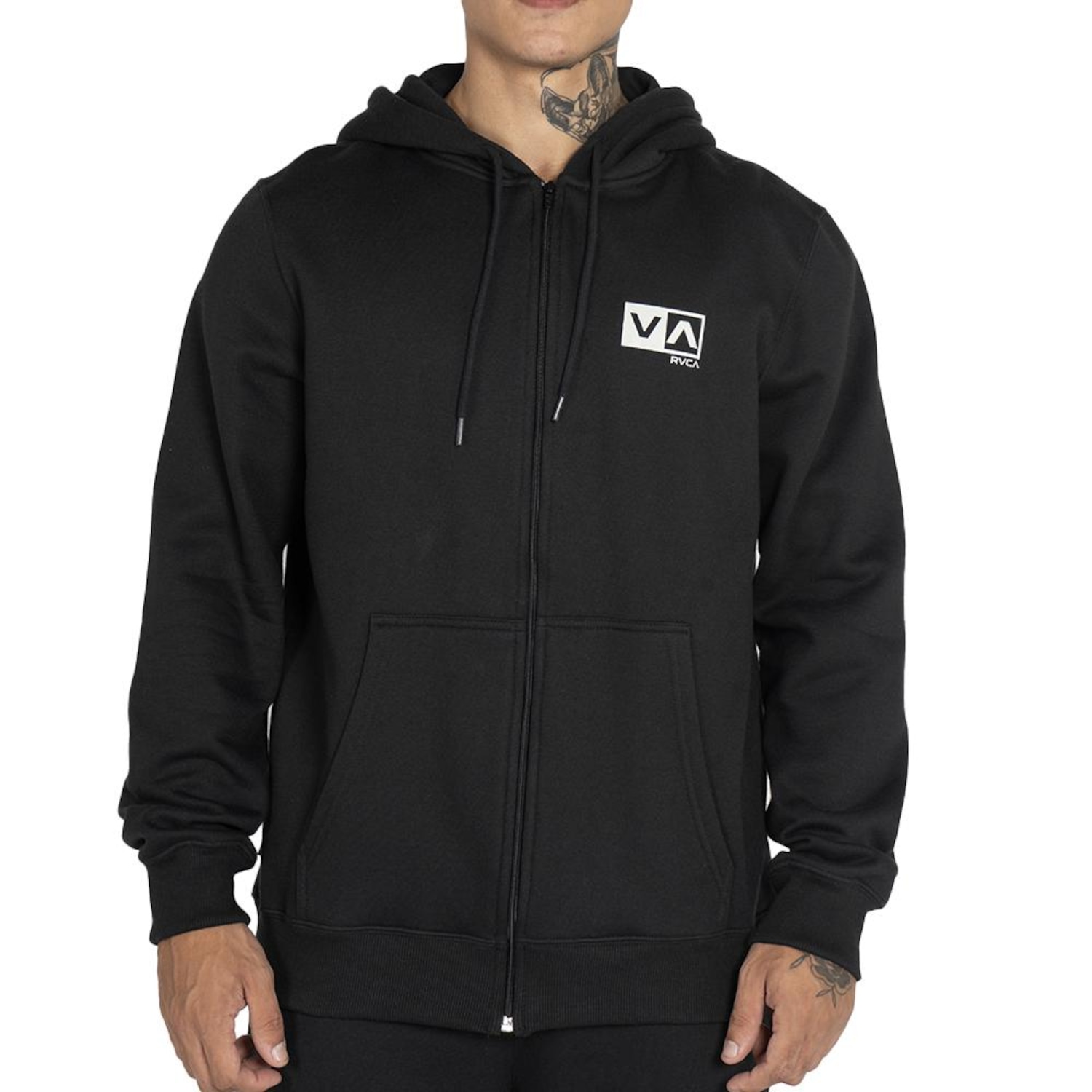 Blusão de Moletom Masculino RVCA Aberto Mini Balance Box 270G WT25 - Foto 1