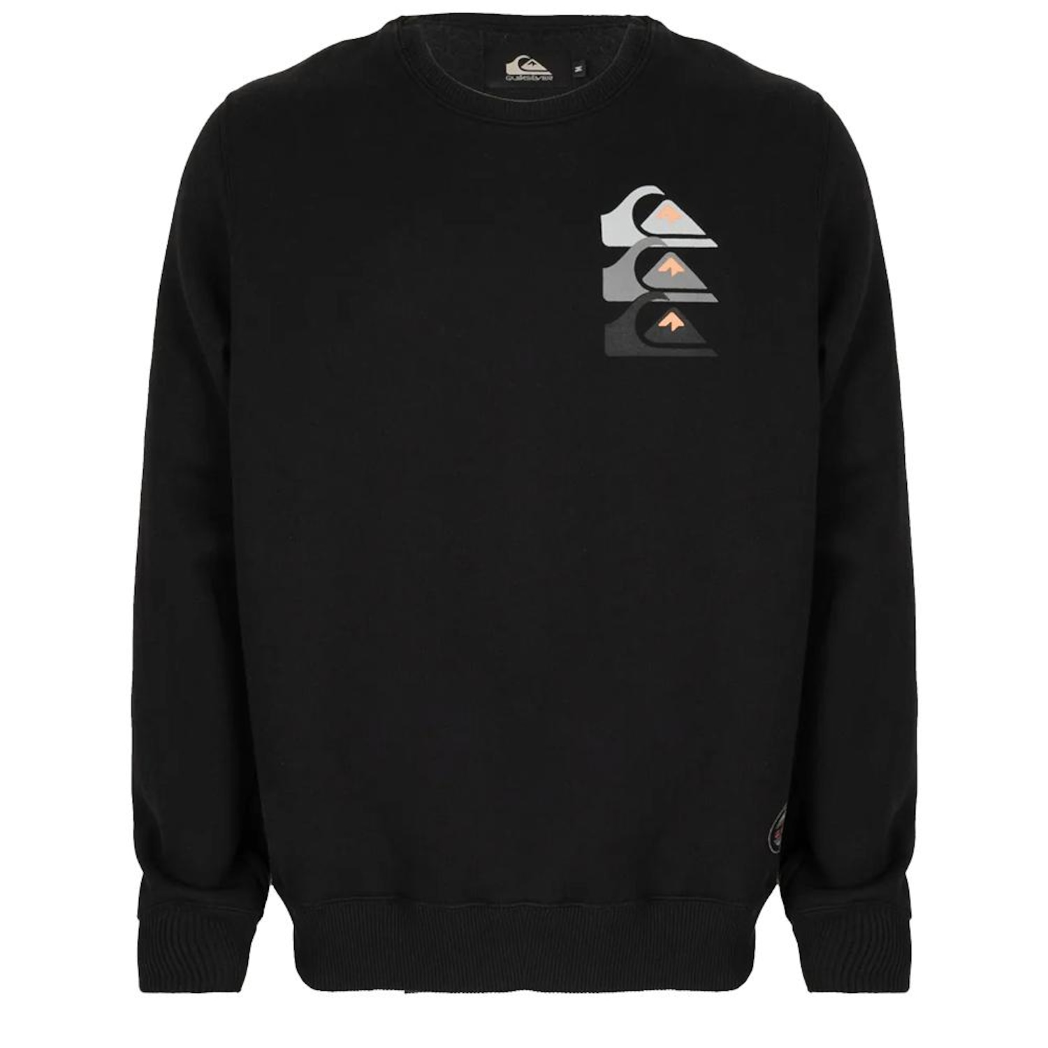 Blusão de Moletom Masculino Quiksilver Careca Three Logo WT25 - Foto 1