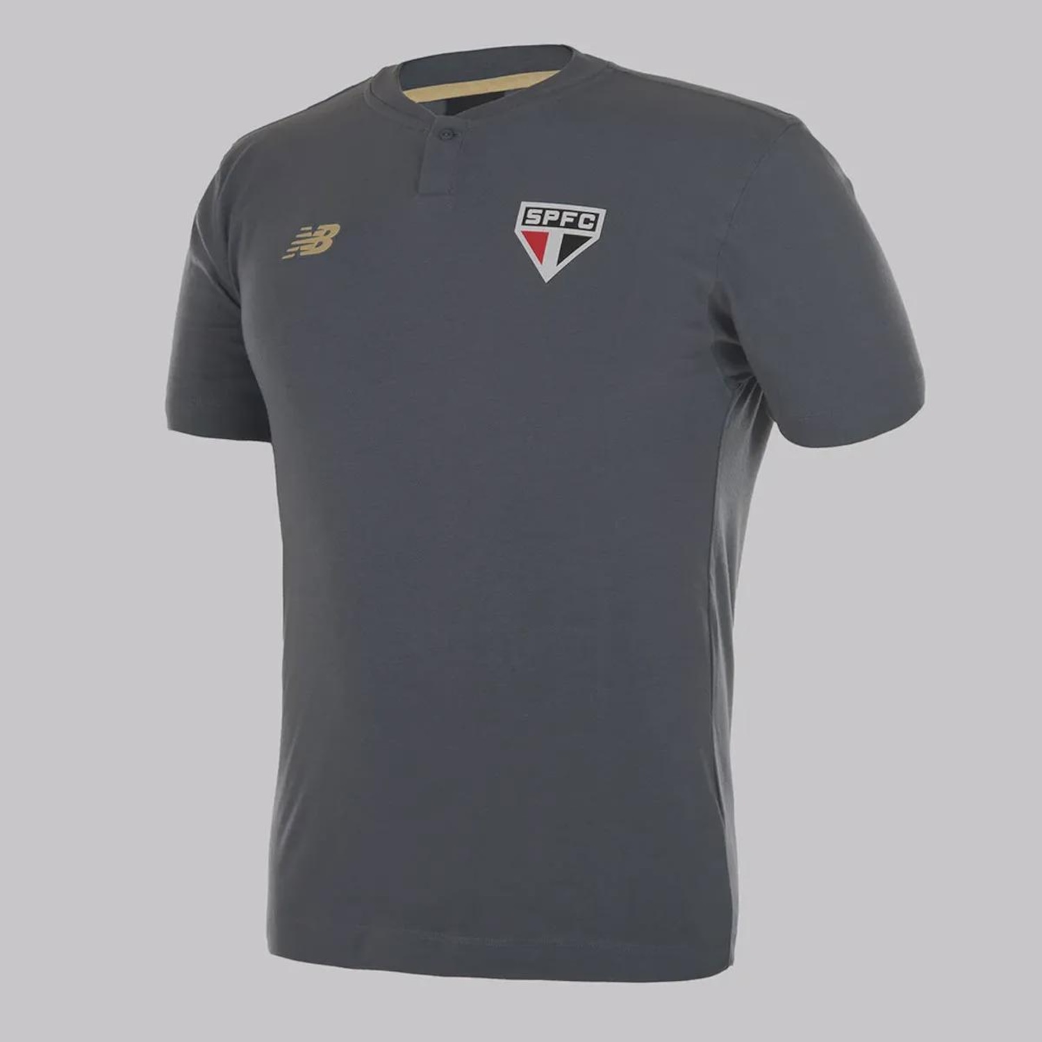 Camisa Polo do São Paulo 2025 New Balance Viagem Masculina - Foto 2