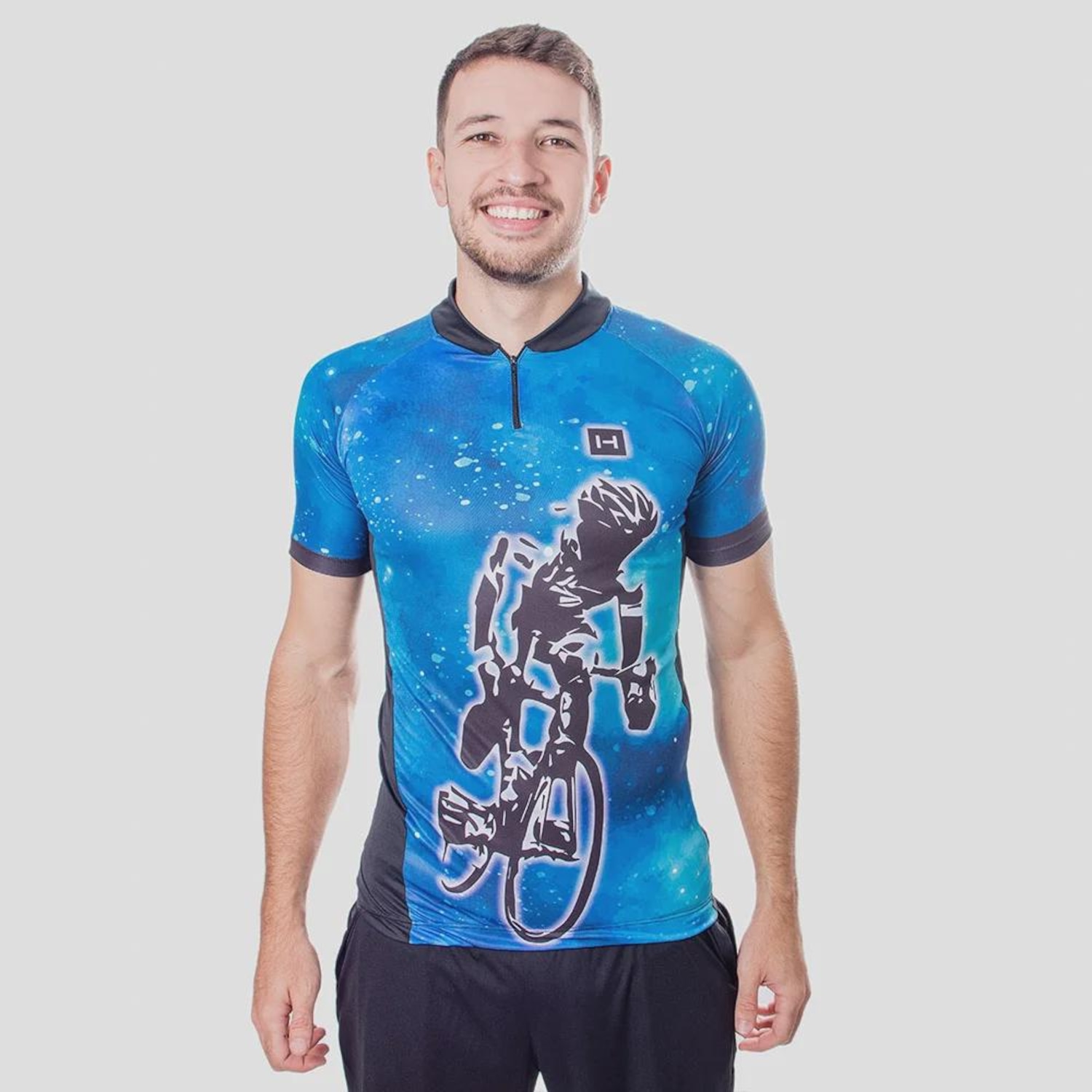 Camisa de Ciclismo Masculina Head - Foto 1