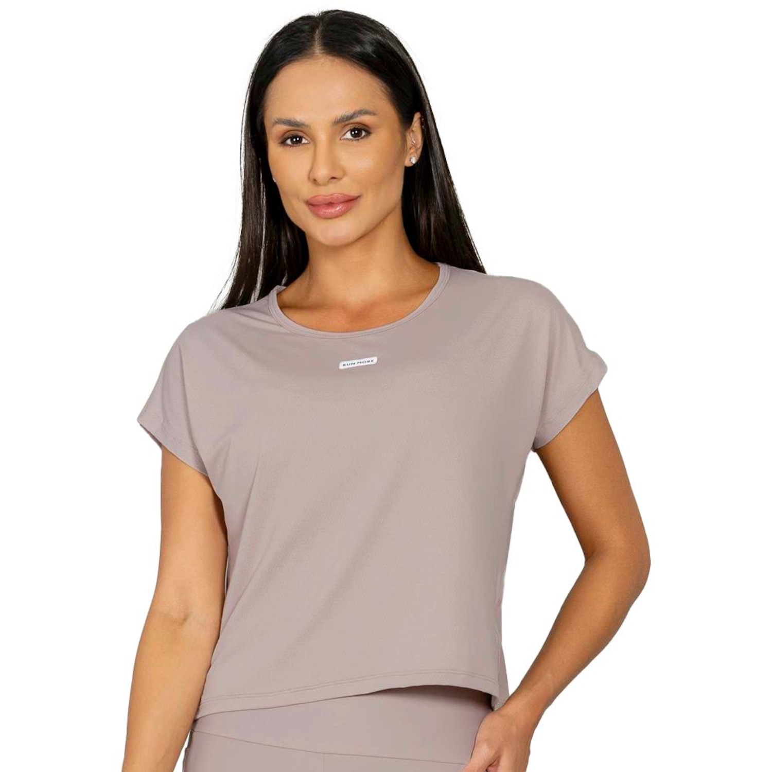 Camiseta Feminina Run More Morcego - Foto 1