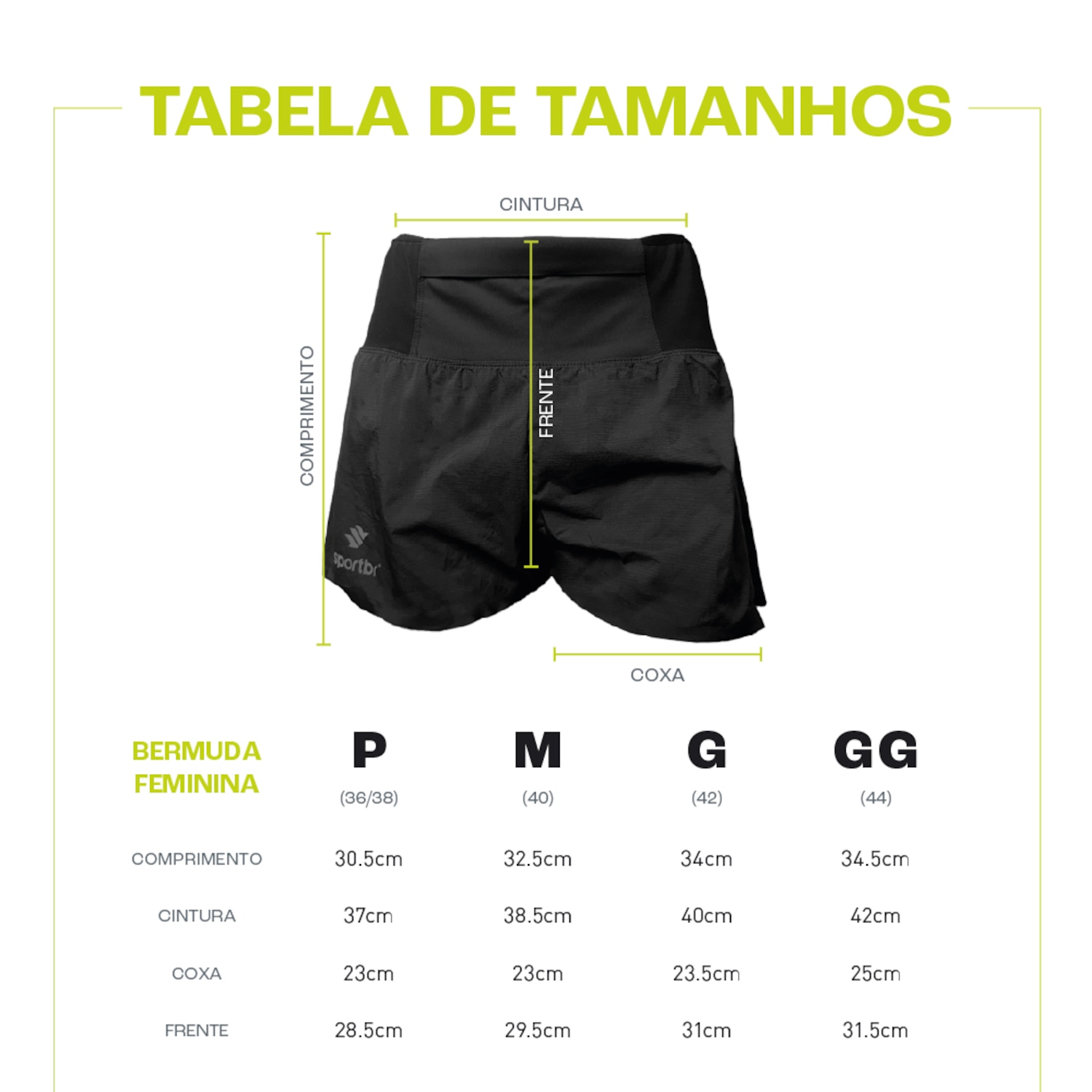 Shorts RUN FREE SPORTBR Feminino - Foto 4