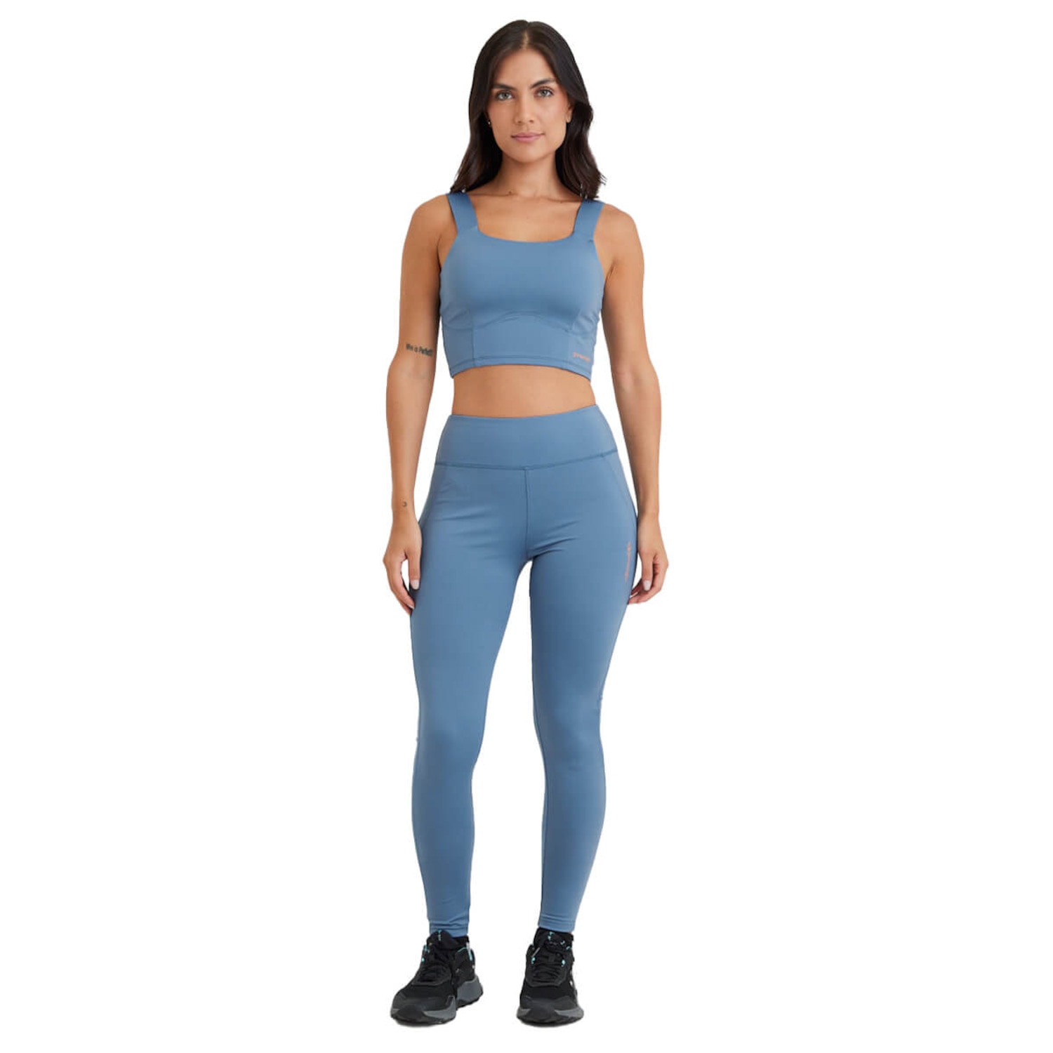 Conjunto Feminino Galapagos Adrenaline Top Alça + Legging UV 50 - Foto 1