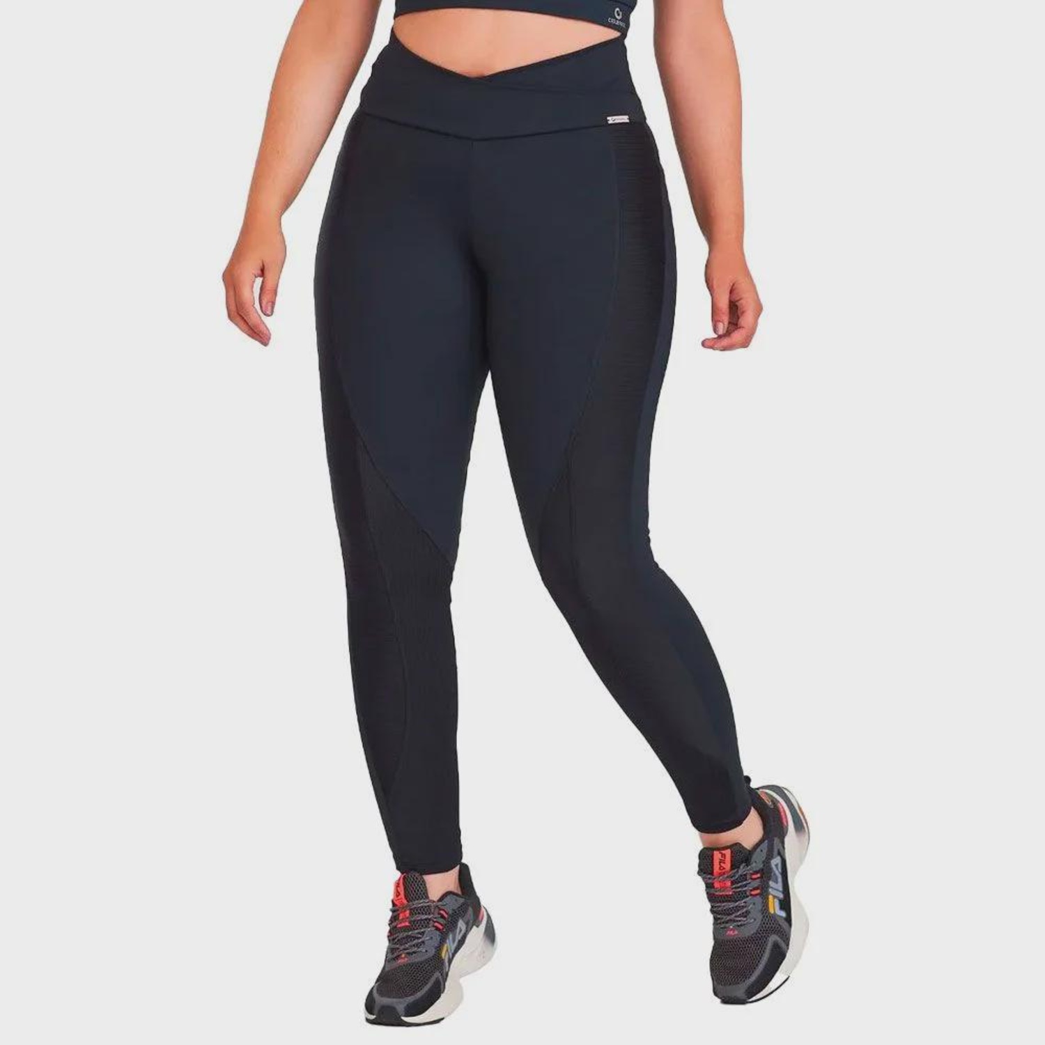 Calça Legging Feminina Caju Brasil Nz Cos Alto - Foto 1