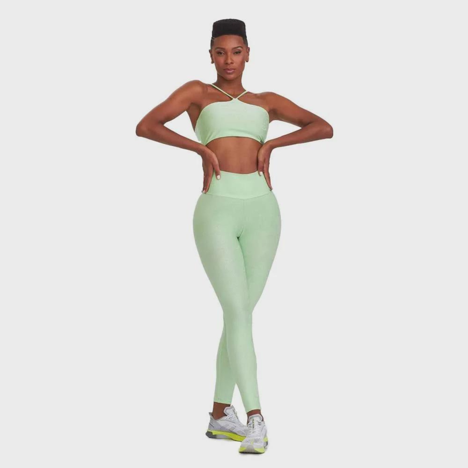 Calça Legging Feminina Caju Brasil Textura Exclusiva - Foto 3