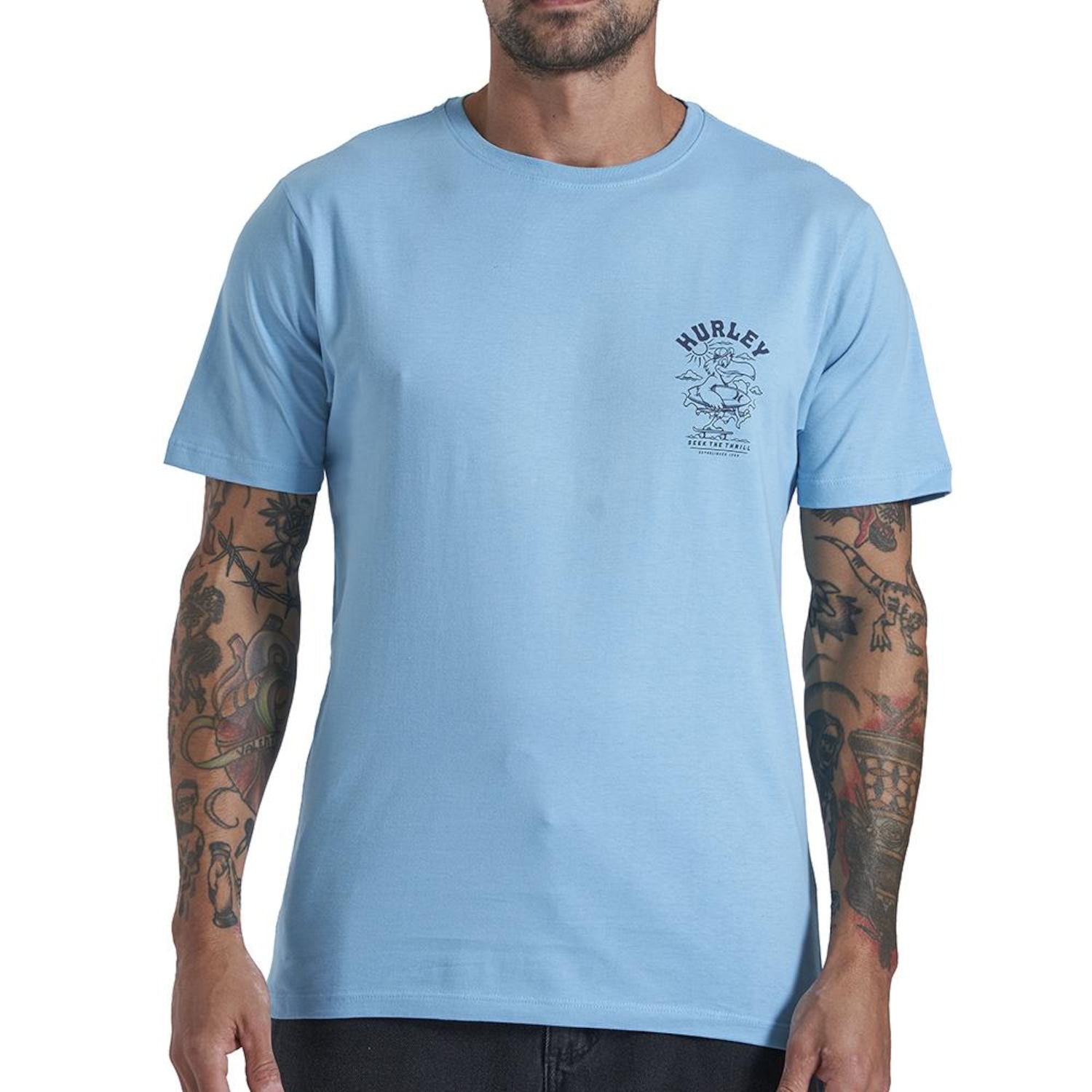 Camiseta Masculina Hurley Seek WT25 - Foto 1