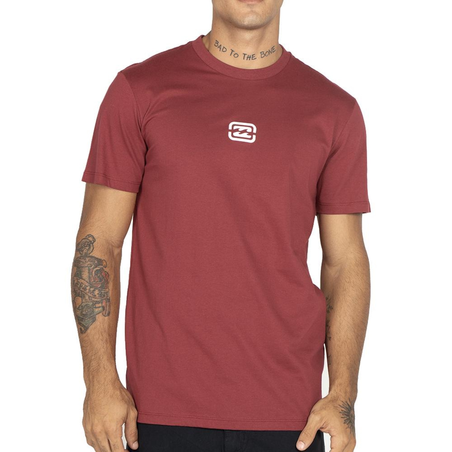 Camiseta Masculina Billabong Bracket Wave WT25 - Foto 1