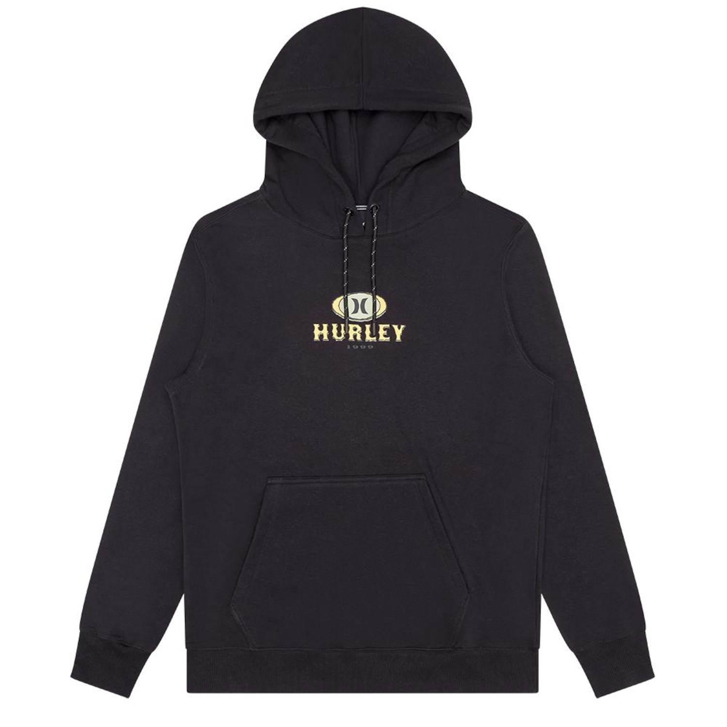 Blusão de Moletom Masculino Hurley Canguru Retro Waves - Foto 1