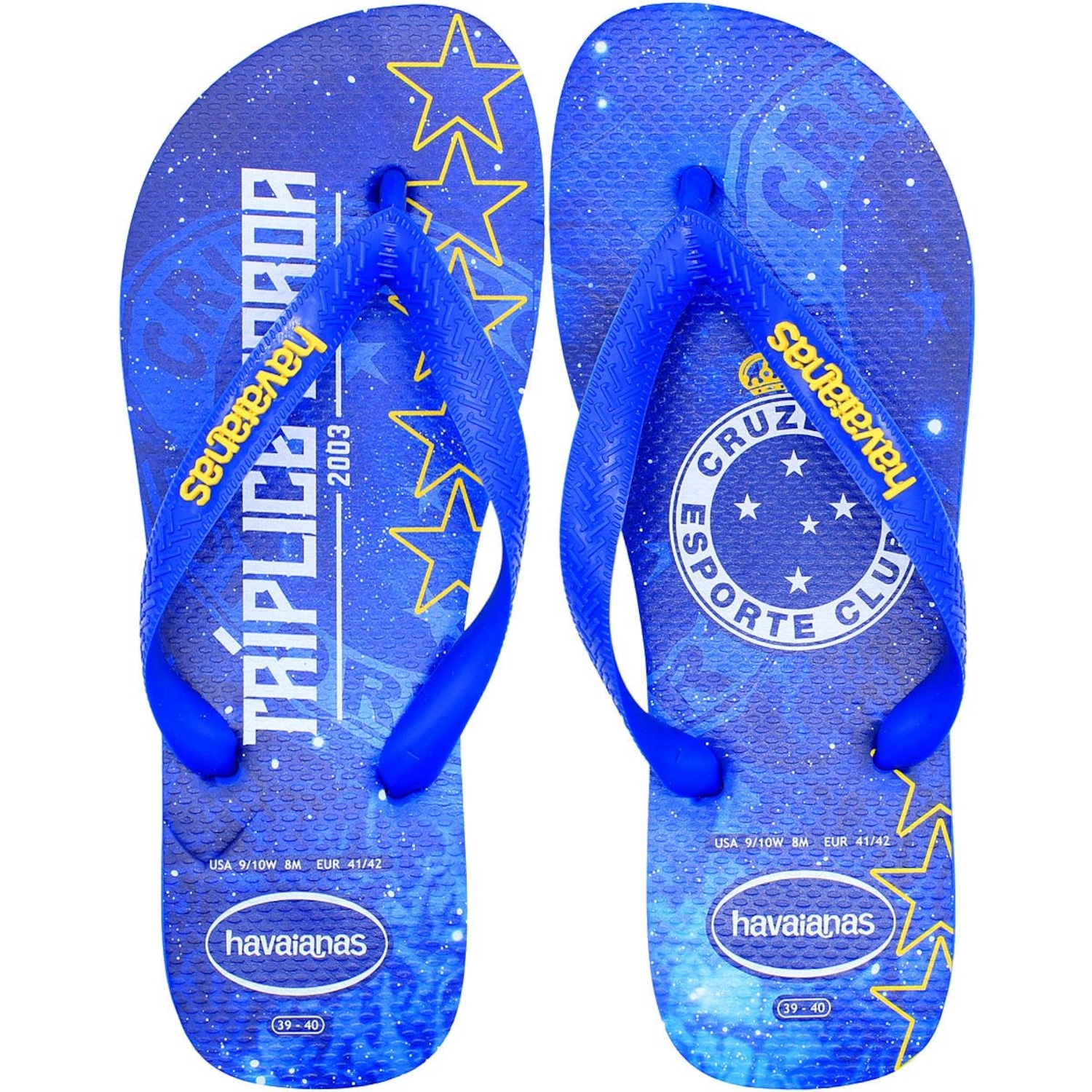 Chinelo Havaianas Top Times Cruzeiro Unissex - Foto 1