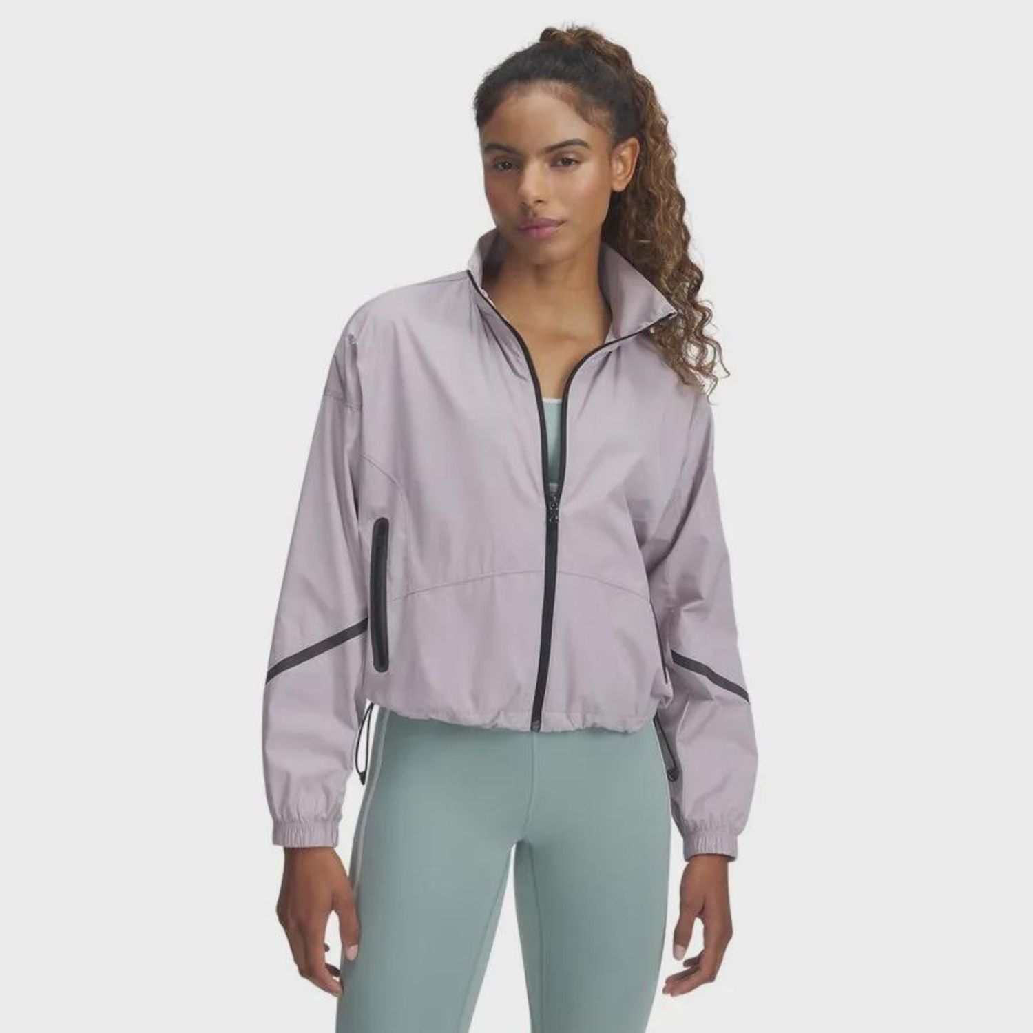 Jaqueta Feminina sem Capuz Under Armour Unstoppable Woven Sheen - Foto 1