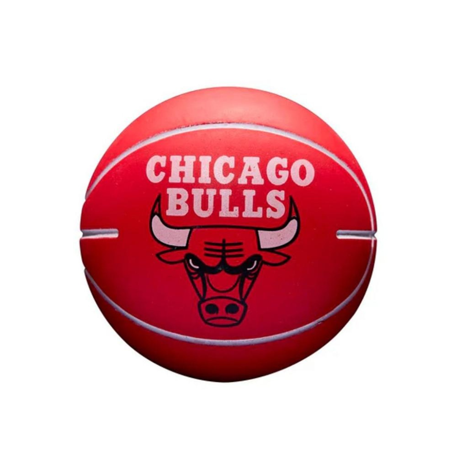 Mini Bola de Basquete Wilson Chicago Bulls Dribbler - Foto 1