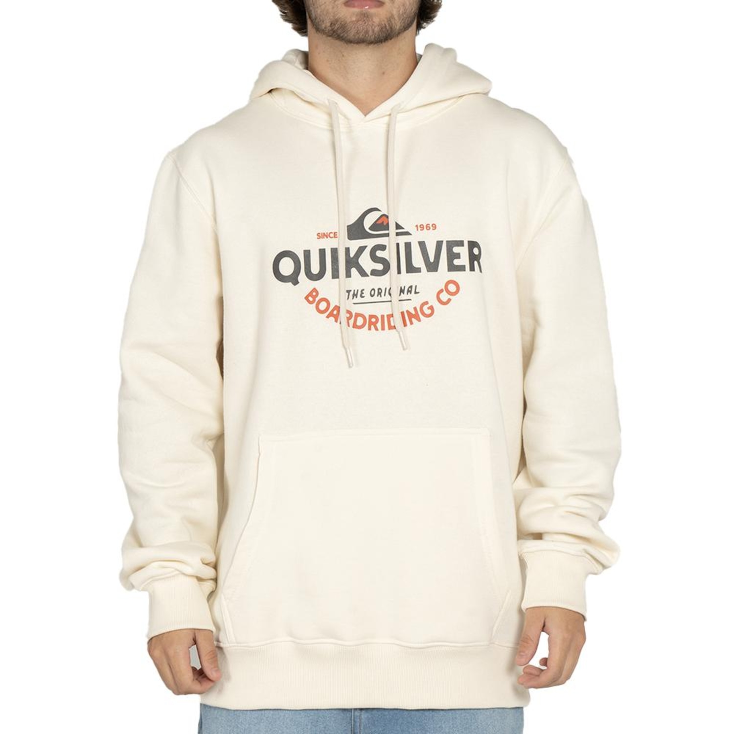 Moletom Masculino Quiksilver Canguru Typed Out Arch 18 - Foto 1