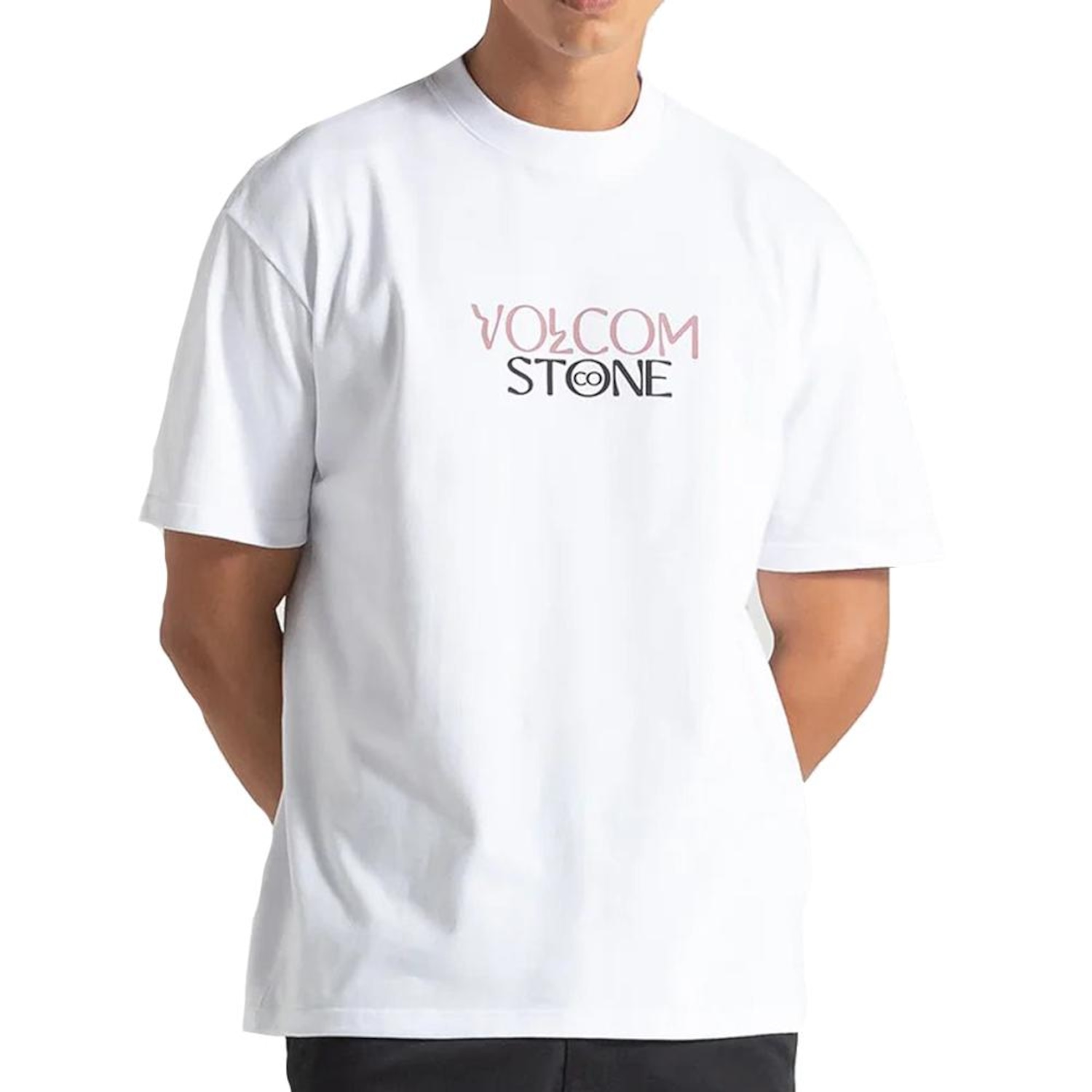 Camiseta Masculina Volcom Comfort Light Work - Foto 1