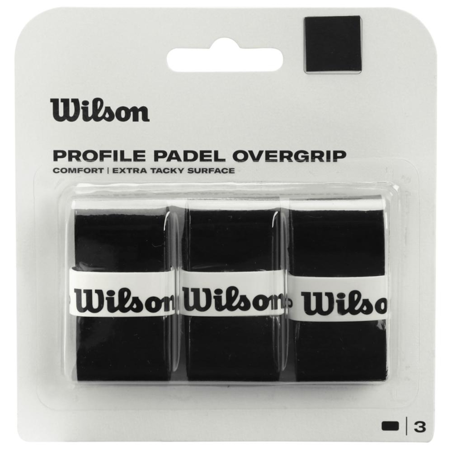 Overgrip Wilson Profile Padel com 03 Unidades - Foto 1