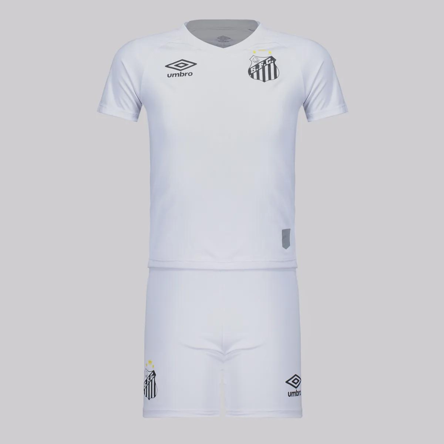 Kit Uniforme do Santos Infantil Umbro I 2025 - Foto 1