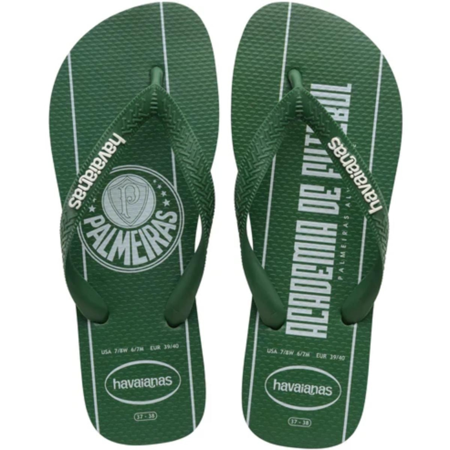 Chinelo Havaianas Top Times Palmeiras Masculino - Foto 1