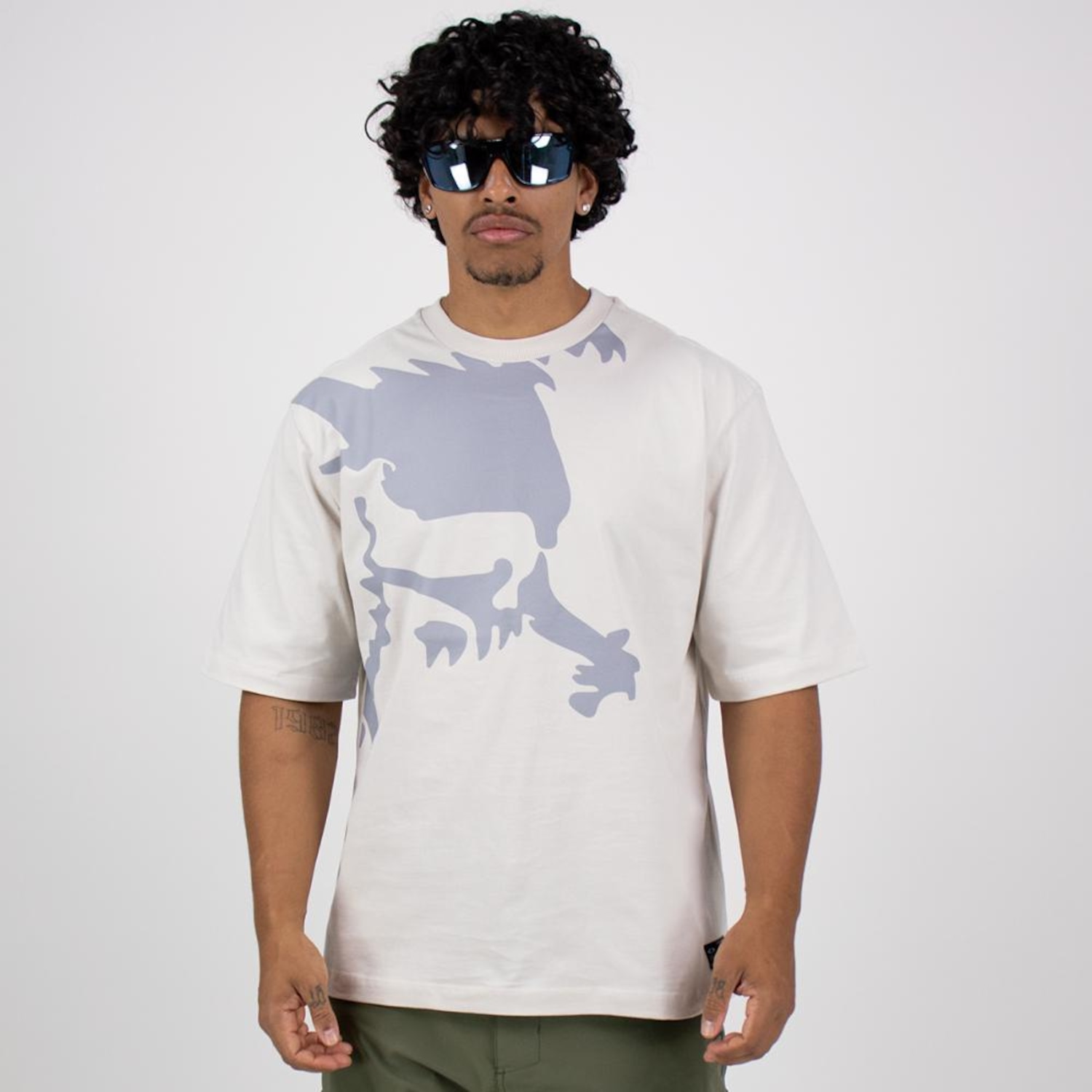 Camiseta Oakley Iconic Skull Tee Masculina - Foto 1