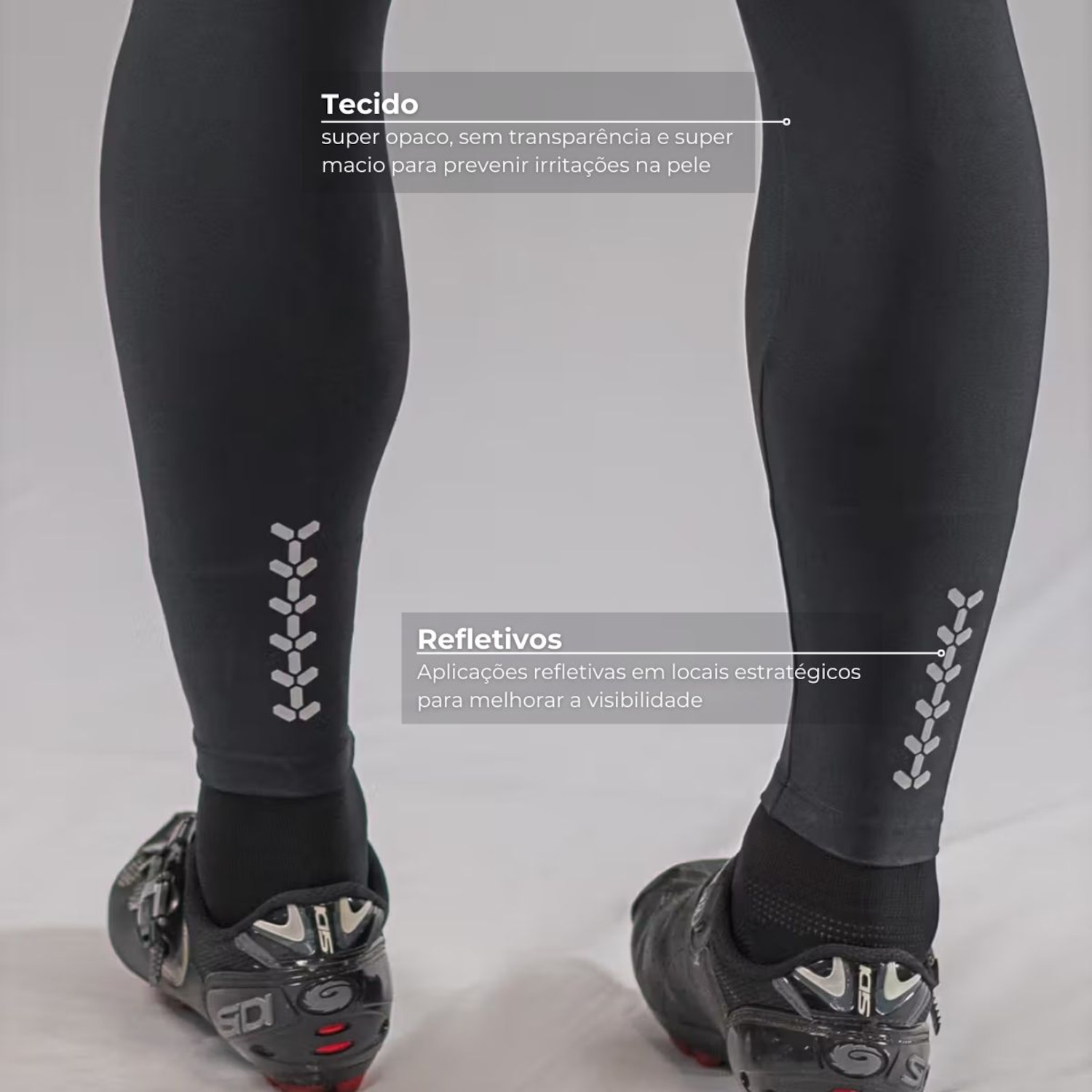 Calça Bretelle de Ciclismo Free Force Classic Invert Masculina - Foto 4