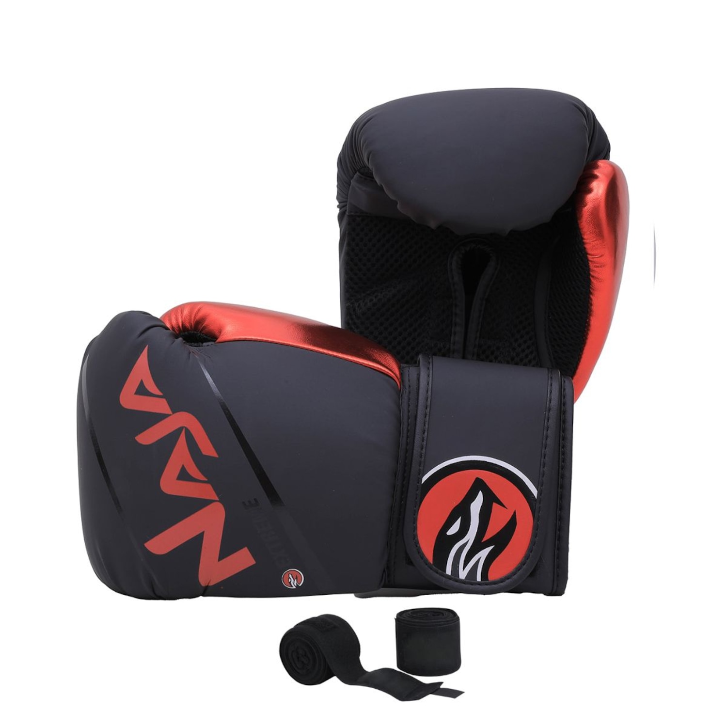 Luva de Boxe/Muay Thai Naja Extreme + Bandagem Extra - Adulto - Foto 1