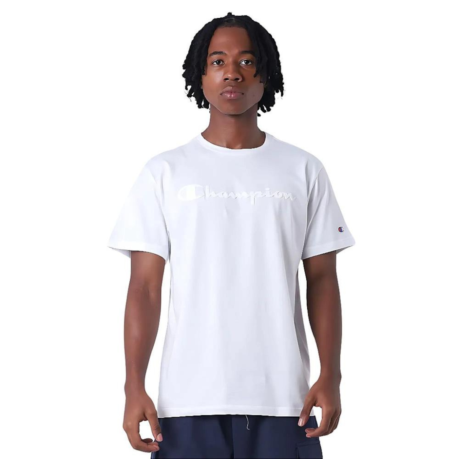 Camiseta Masculina Champion Mc Script Relevo Surton - Foto 1