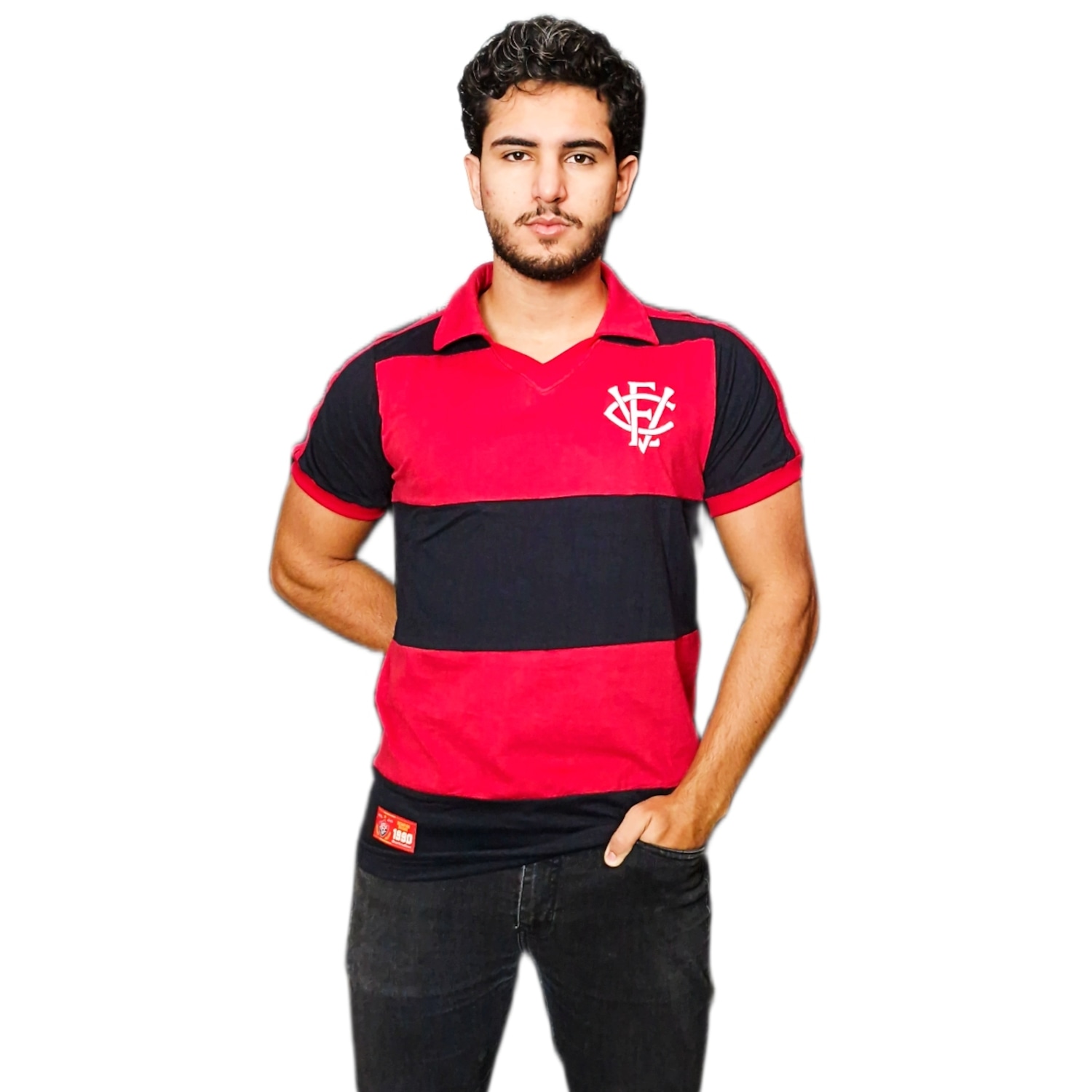 Camisa do Vitória Polo Retrô 1990 Retrô Mania Masculino - Foto 4