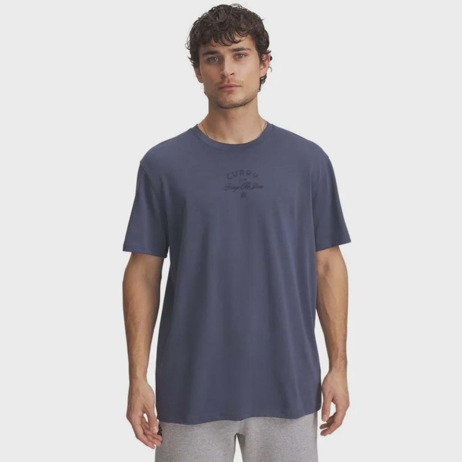 Camiseta Under Armour Curry Verbiage Tee 2 Basquete Masculina - Foto 1