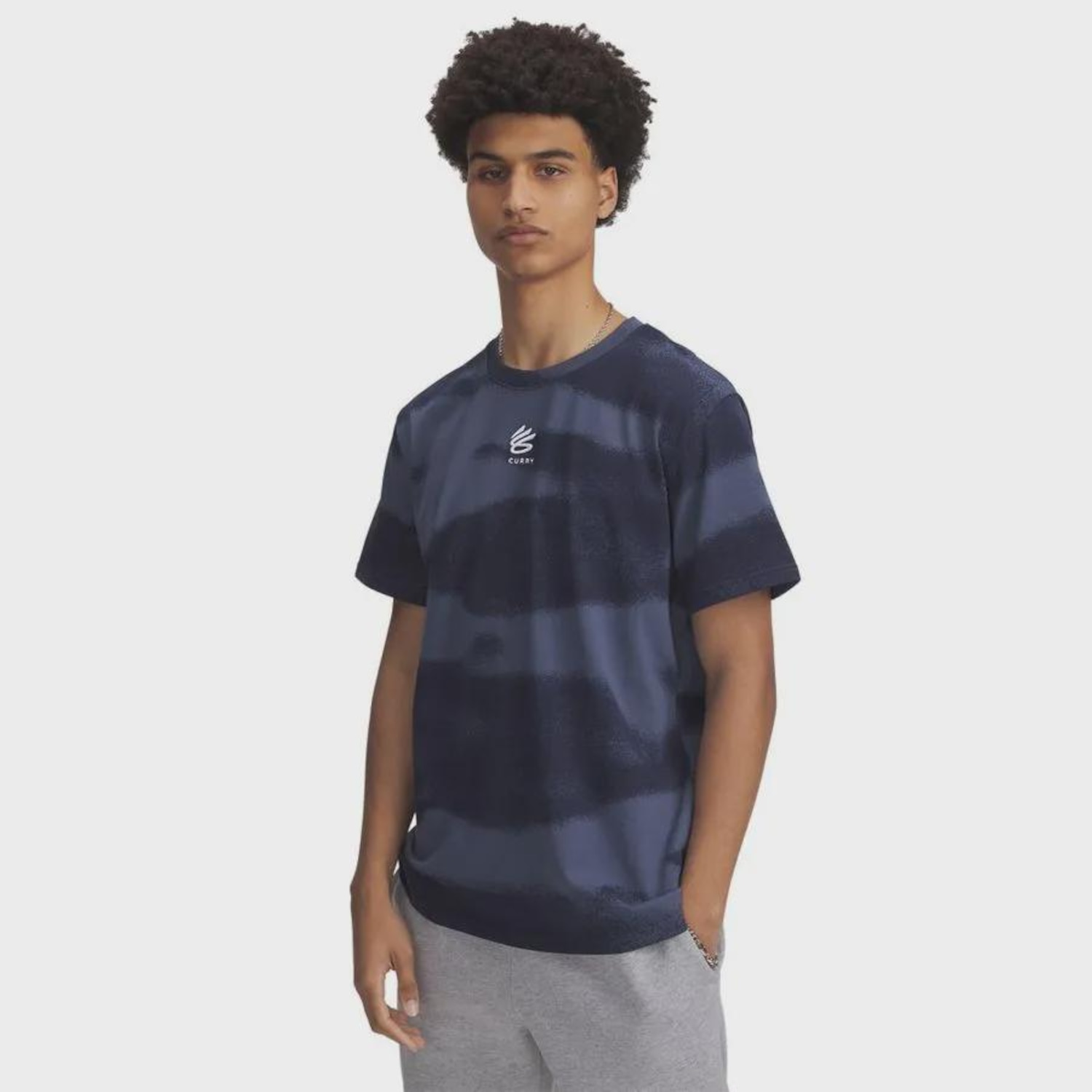 Camiseta Under Armour Curry Heavyweight Basquete Masculina - Foto 1