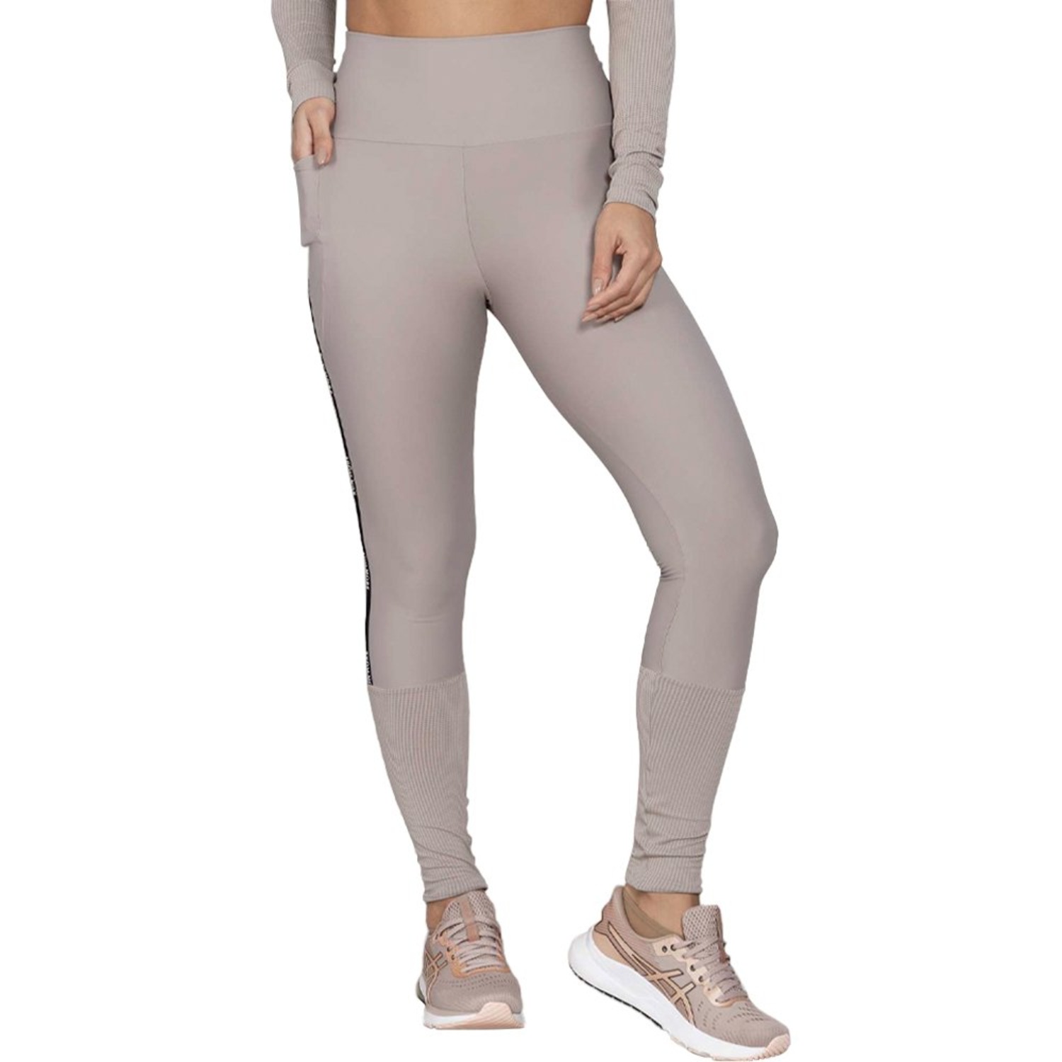 Calça Legging Run More Highlines Feminina - Foto 1