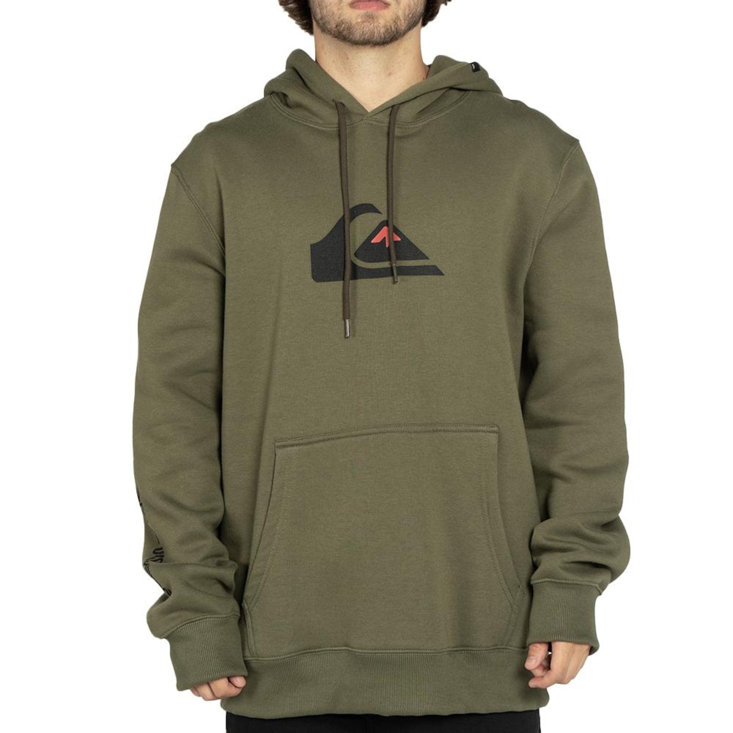 Blusão de Moletom Quiksilver Comp Logo WT25 - Foto 1
