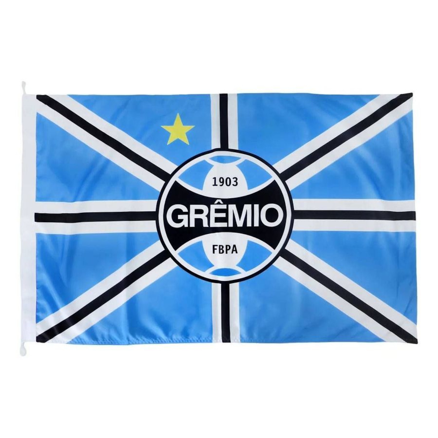 Bandeira do Grêmio Oficial Jc Bandeiras 2 Panos 0,90 X 1,30 27 - Foto 1