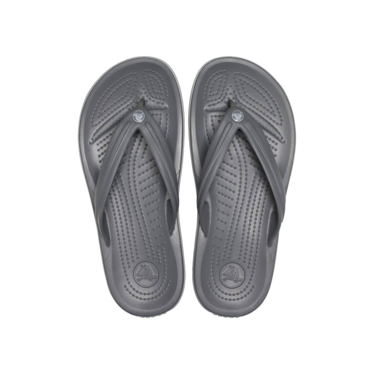 Chinelo Crocs Crocband Flip Slate Unissex - Foto 1