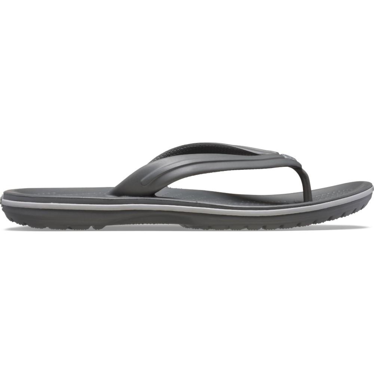 Chinelo Crocs Crocband Flip Slate Unissex - Foto 2