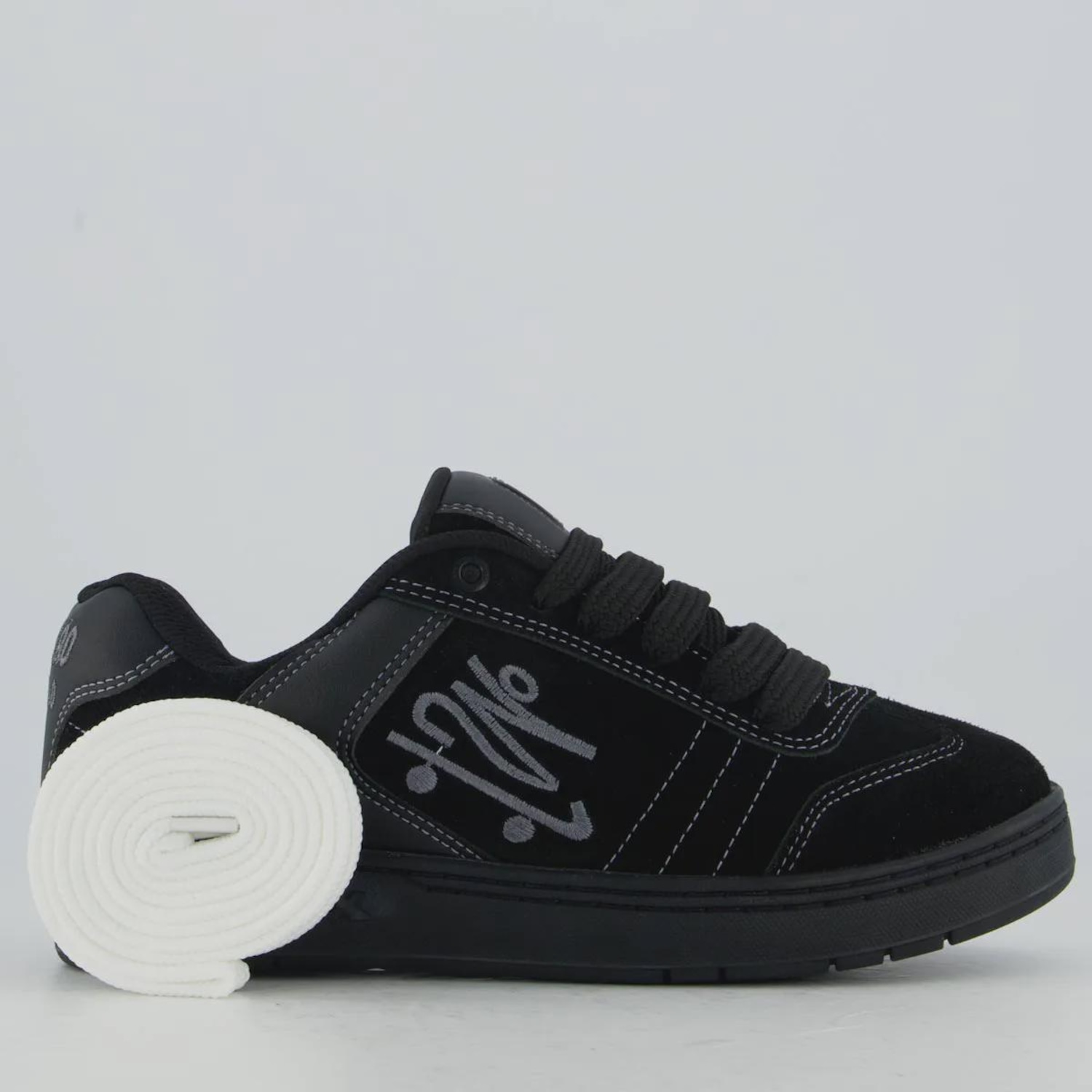 Tênis Masculino Qix Chorão Collab Lado B All Black - Foto 1