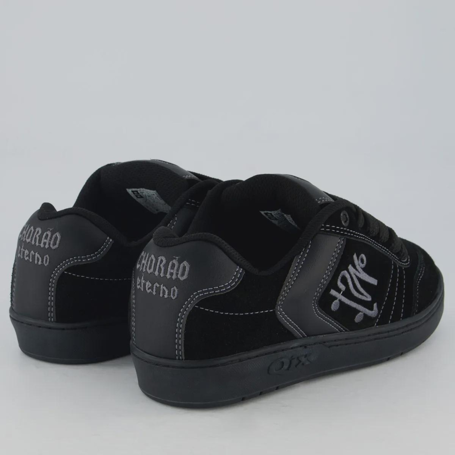 Tênis Masculino Qix Chorão Collab Lado B All Black - Foto 3