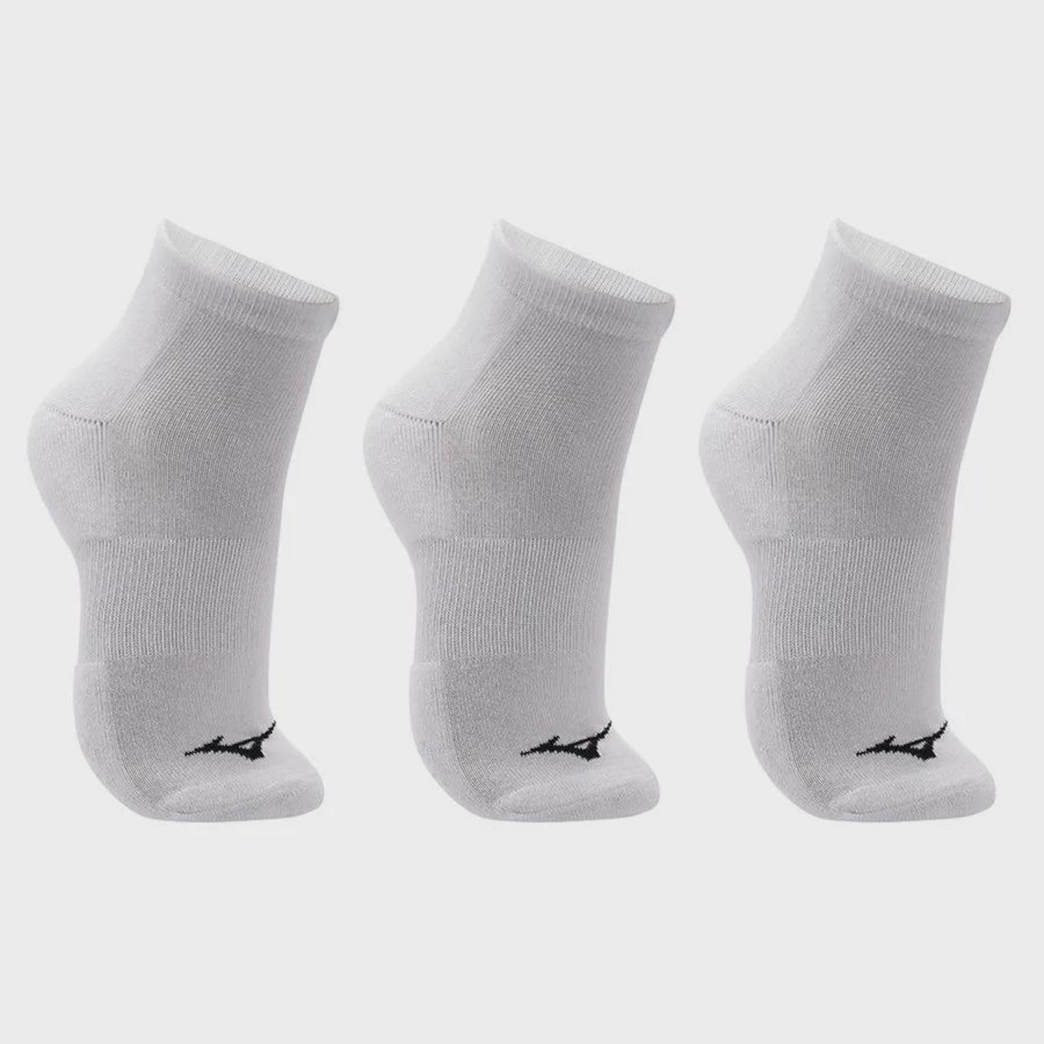 Meia Cano Curto Mizuno Prime Tam. 33 a 38 com 3 Pares Unissex - Foto 1